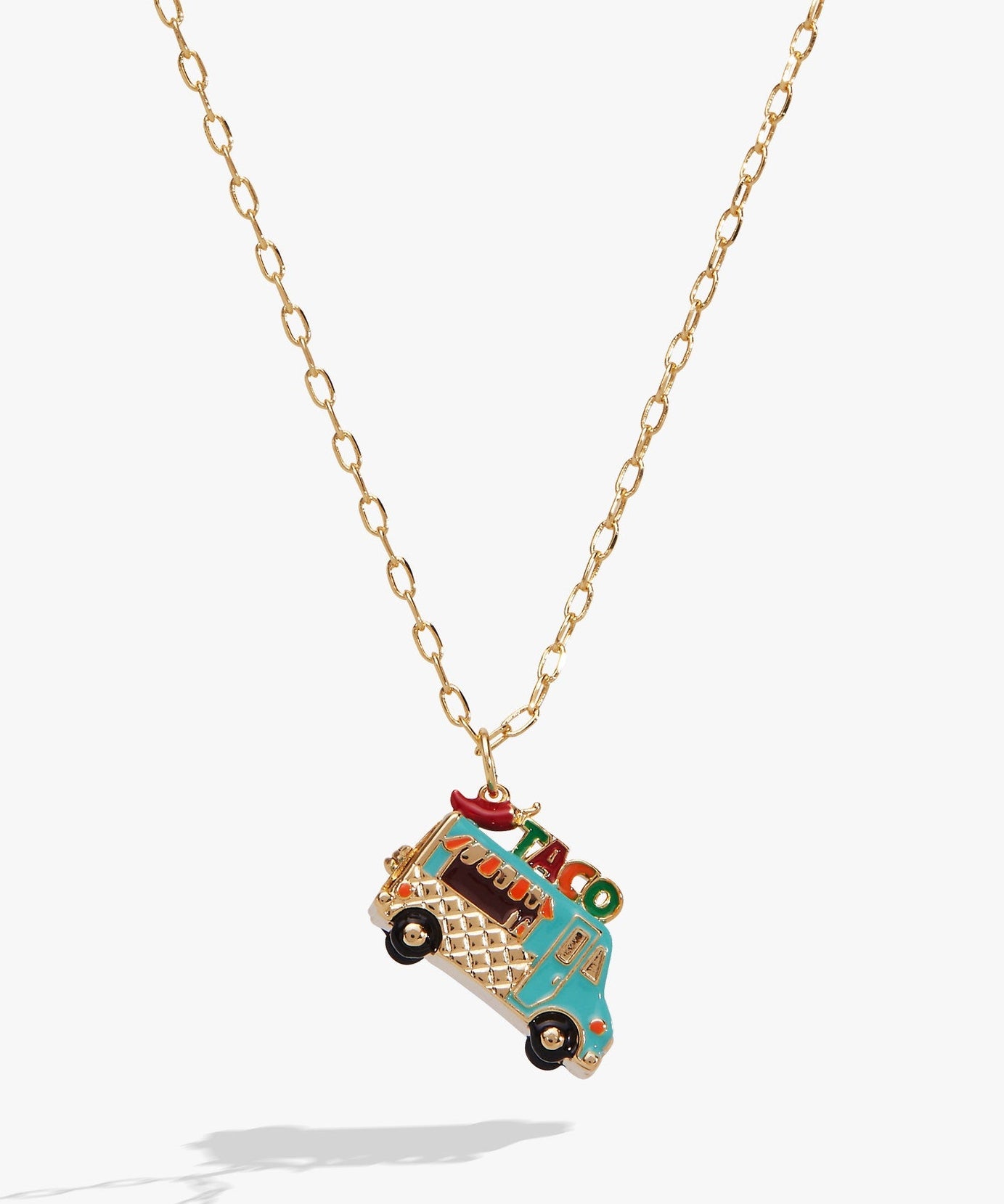 Taco Truck Locket Necklace