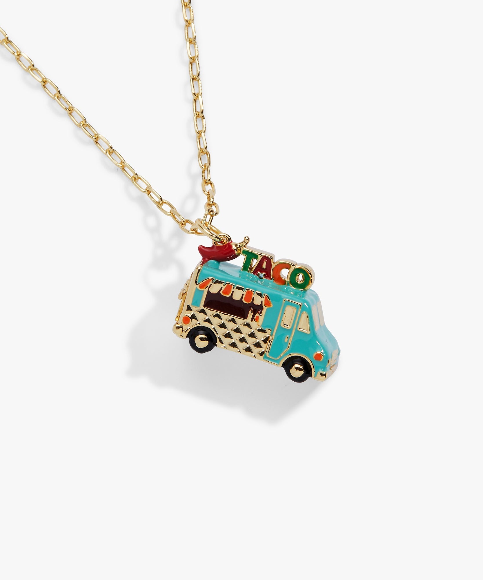 Taco Truck Locket Necklace