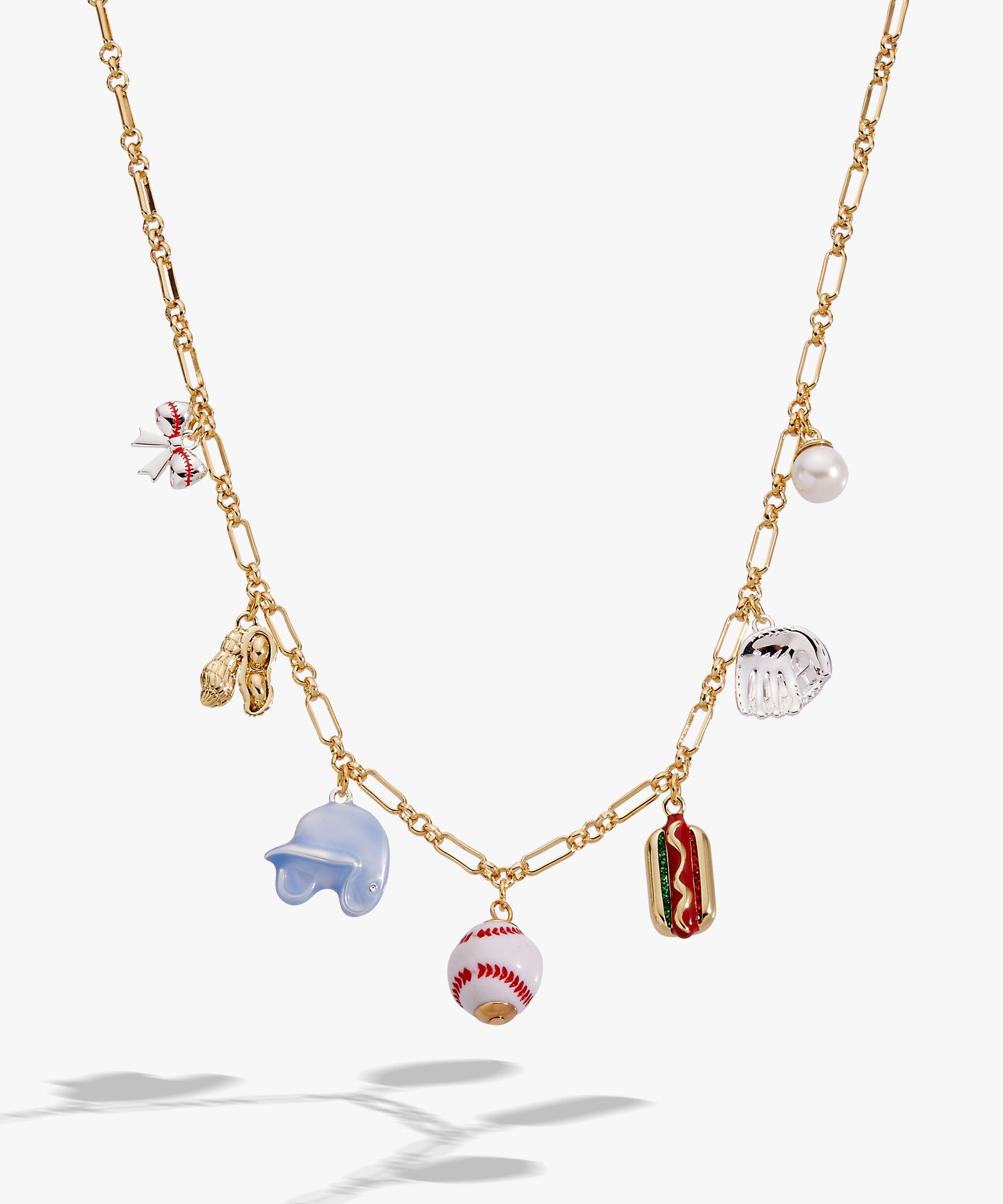 'Take Me Out to the Ballgame' Multi Charm Necklace