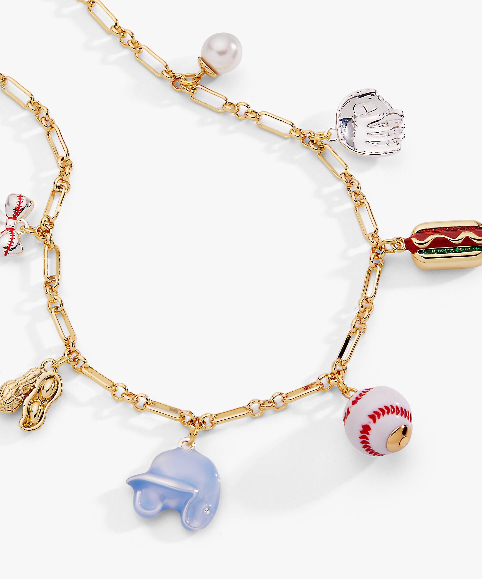 'Take Me Out to the Ballgame' Multi Charm Necklace
