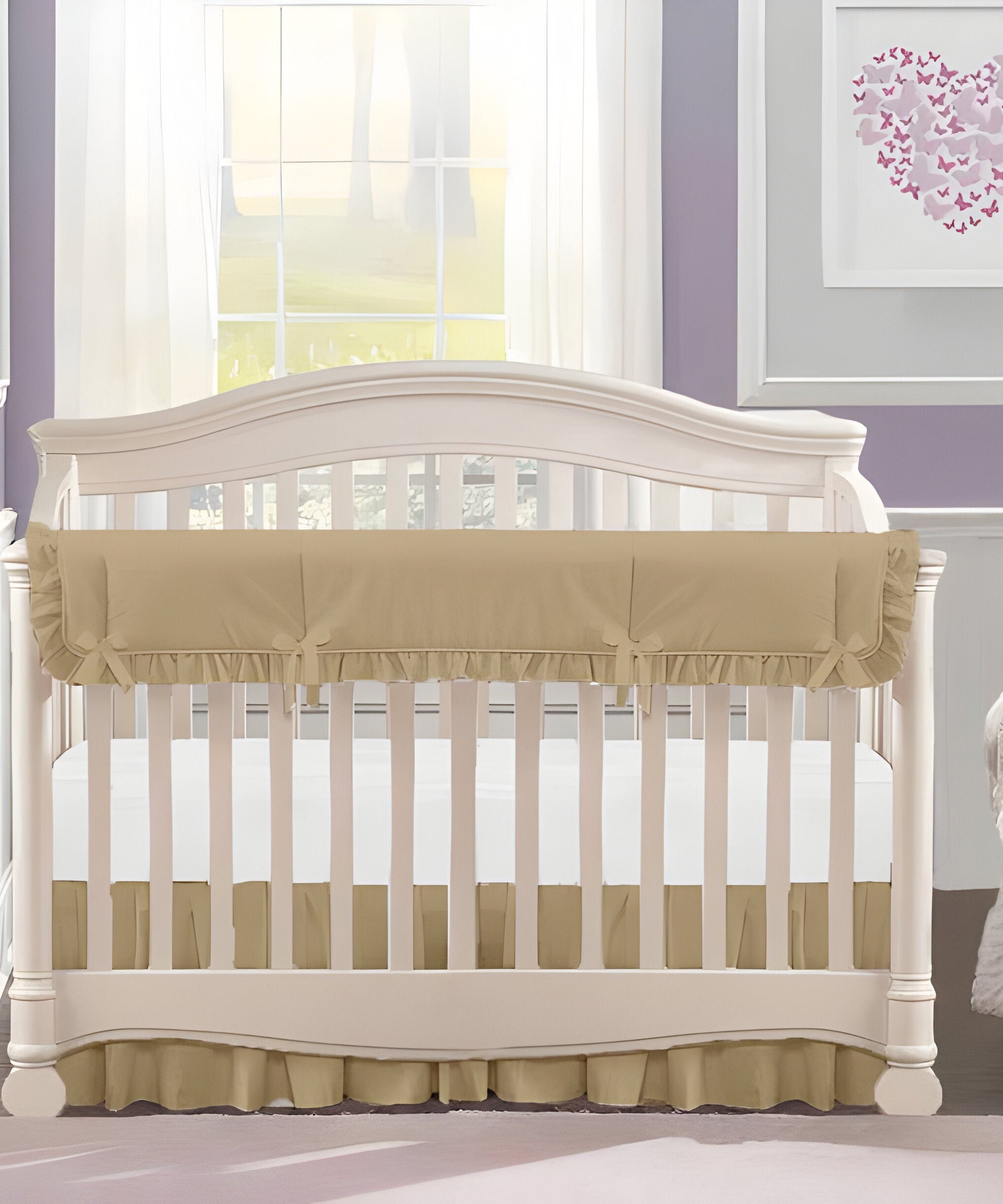 Cotton Knitted Crib Rail Cover