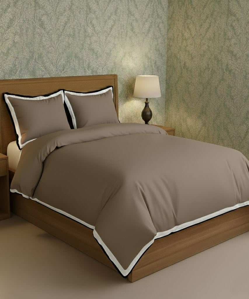 Black & White Border Frame Duvet Cover Set
