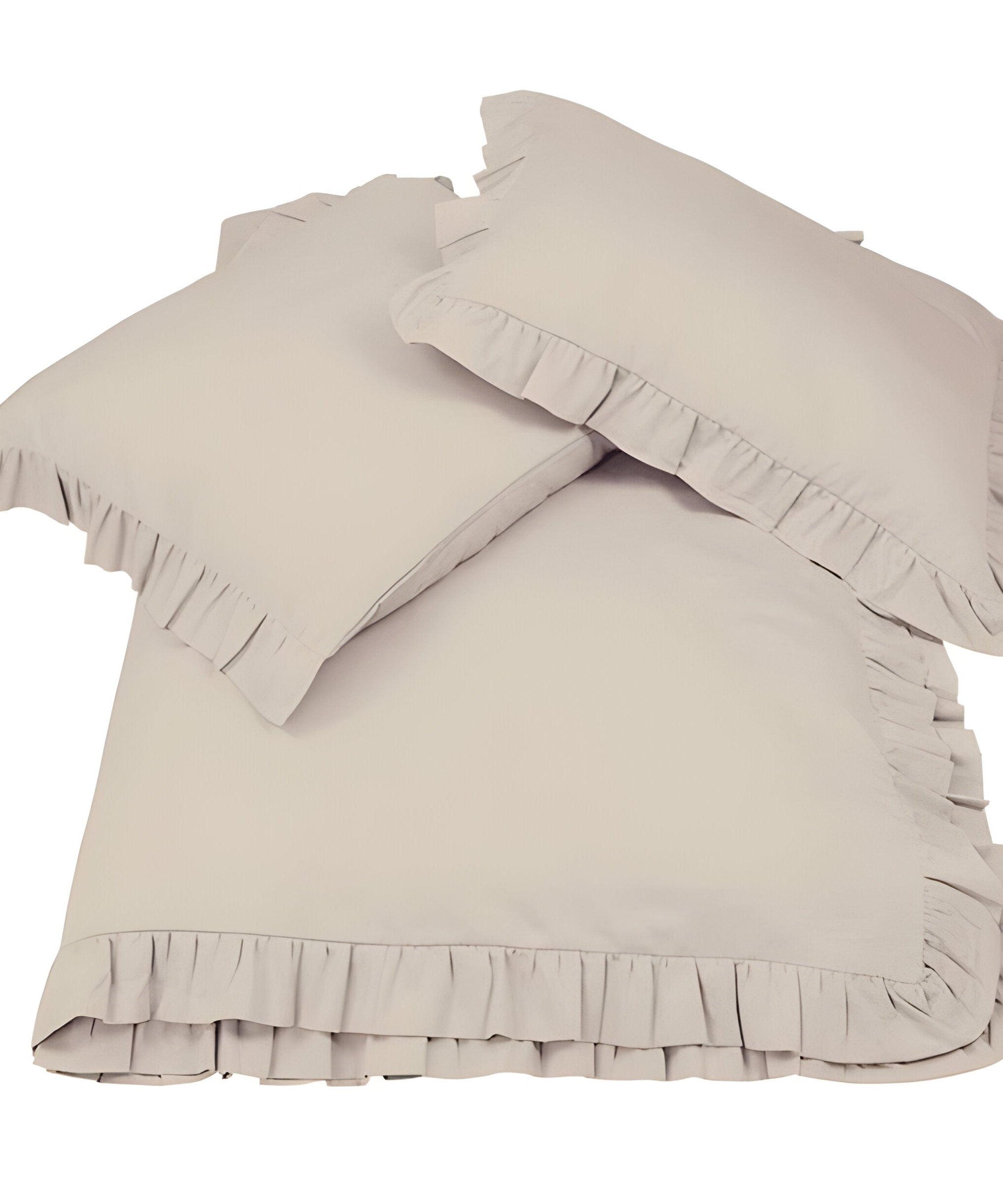 400TC Cotton Sateen Ruffle Duvet Cover Set