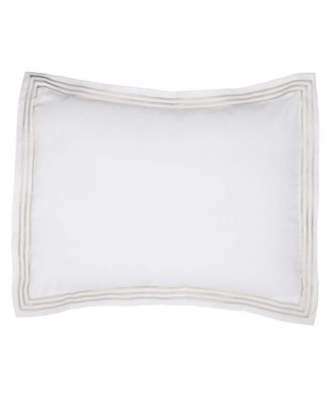 400TC Cotton Triple Embroidery Sateen Solid Round Duvet Cover Set