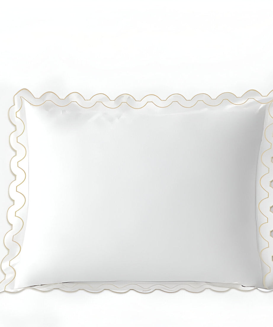 400TC Reverse U Shape Embroidery Cotton Duvet Cover Set