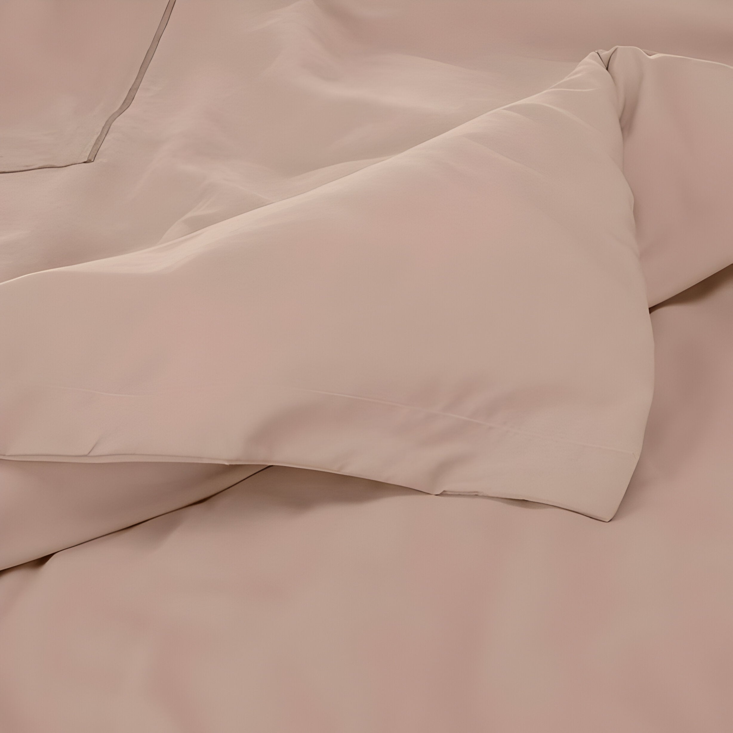 400TC Cotton Luxurious Single Embroidery Sateen Solid Duvet Cover Set