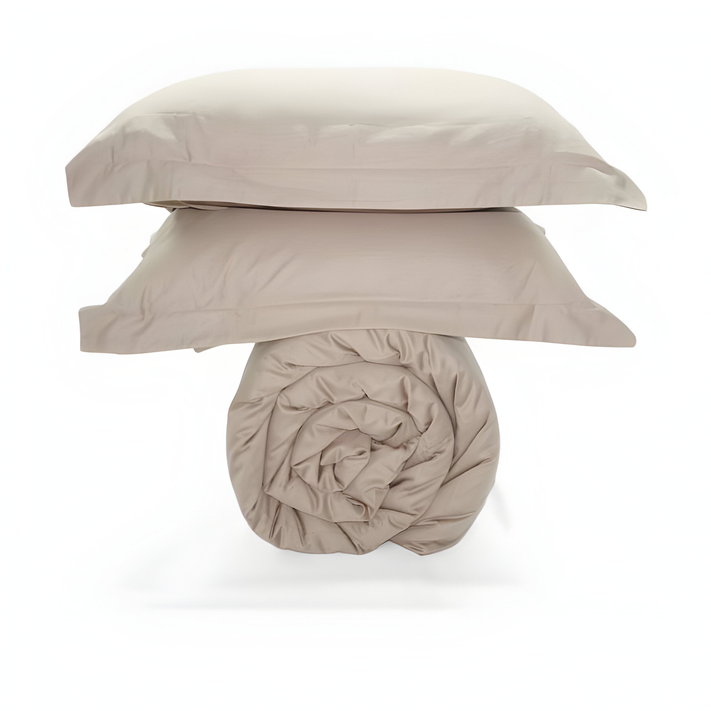 400TC Cotton Sateen Solid Duvet Cover Set
