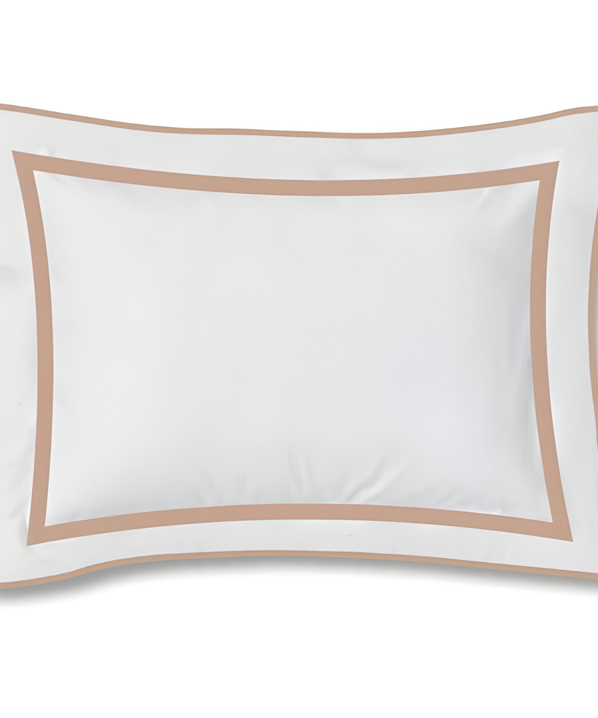 400TC Embroidery & Border Cotton Sateen Solid Duvet Cover Set