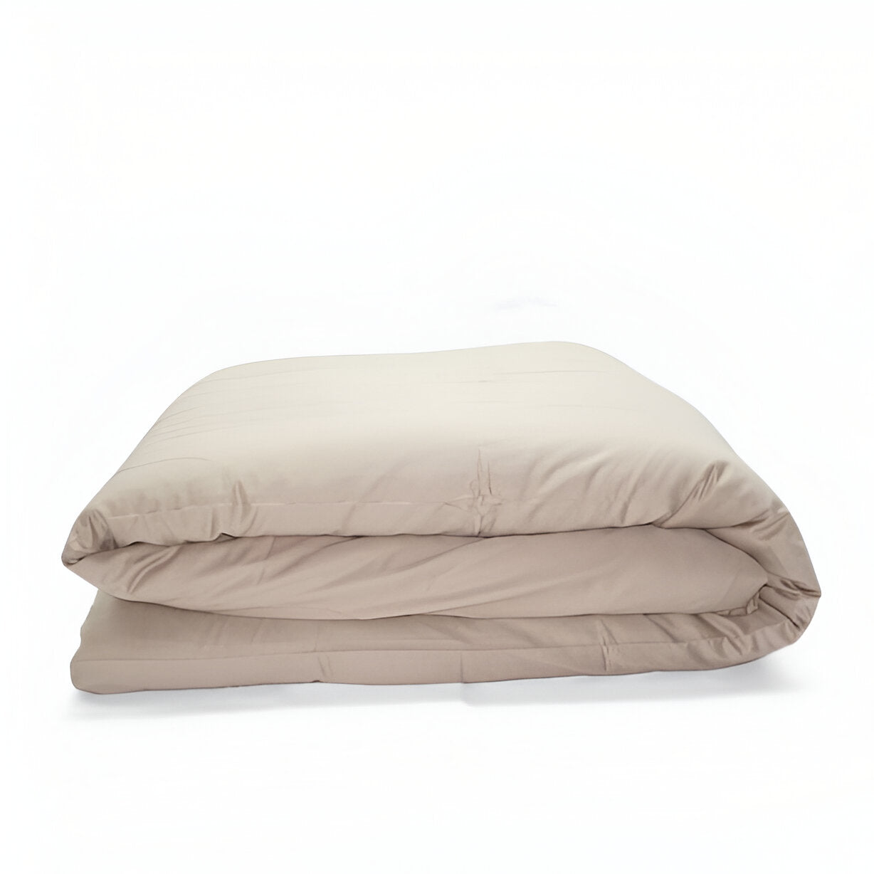 400TC Sateen Solid Cotton Round Duvet Cover Set