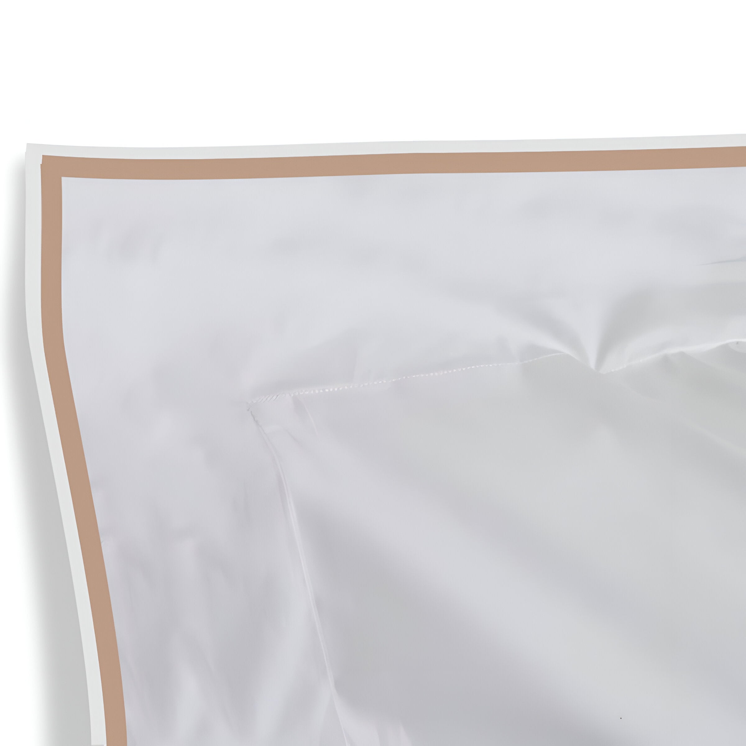 400TC Embroidery Cotton Sateen Solid Duvet Cover Set