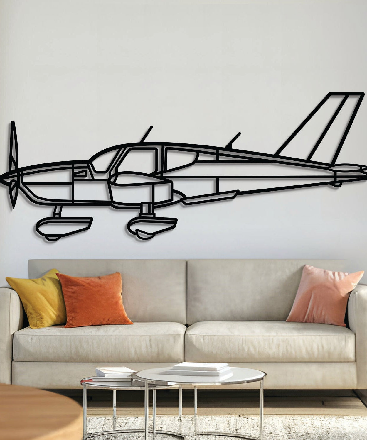TB 10 Metall-Flugzeug-Wandkunst - NCP0603