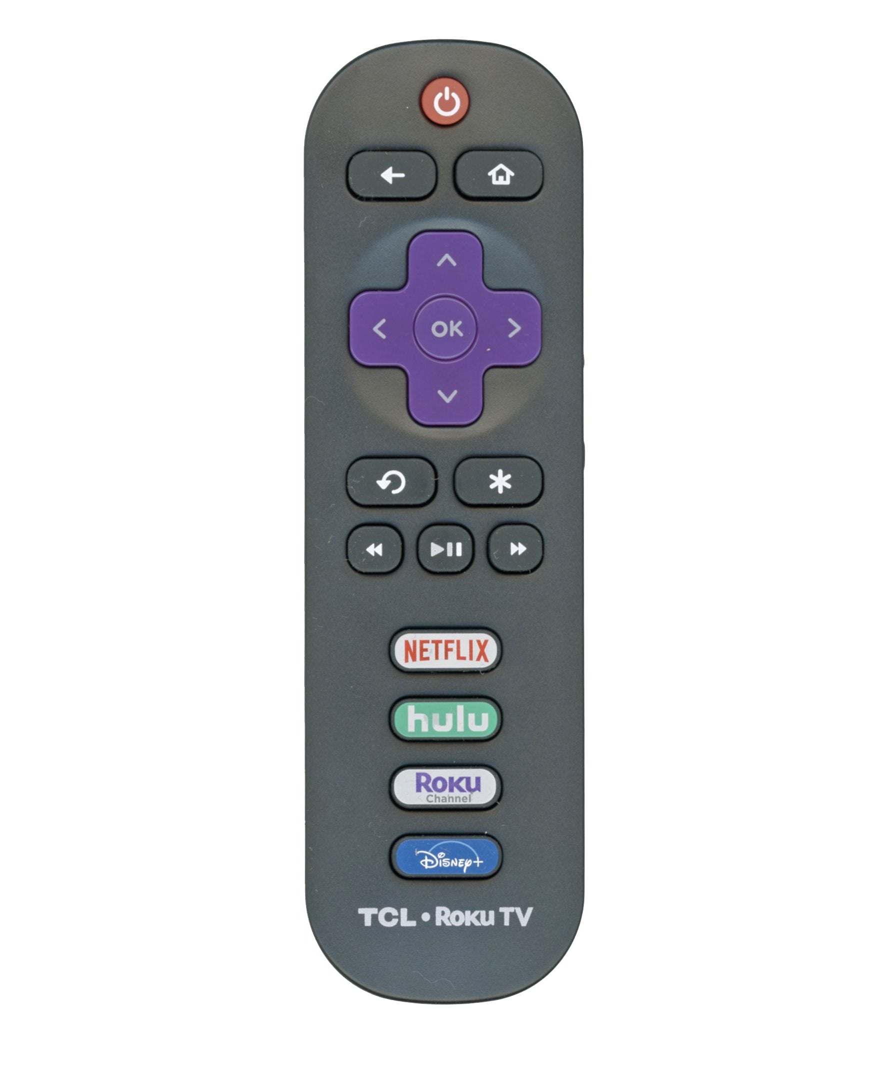 TCL RC280J Roku TV Remote Control - 06-IRPT20-URC280J