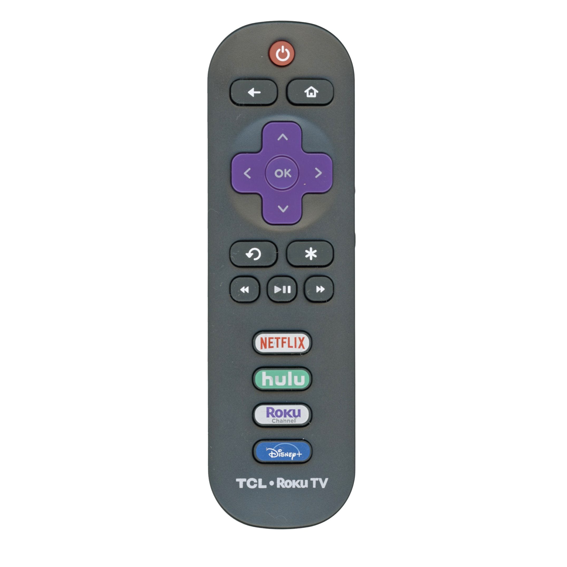 TCL RC280J Roku TV Remote Control - 06-IRPT20-URC280J