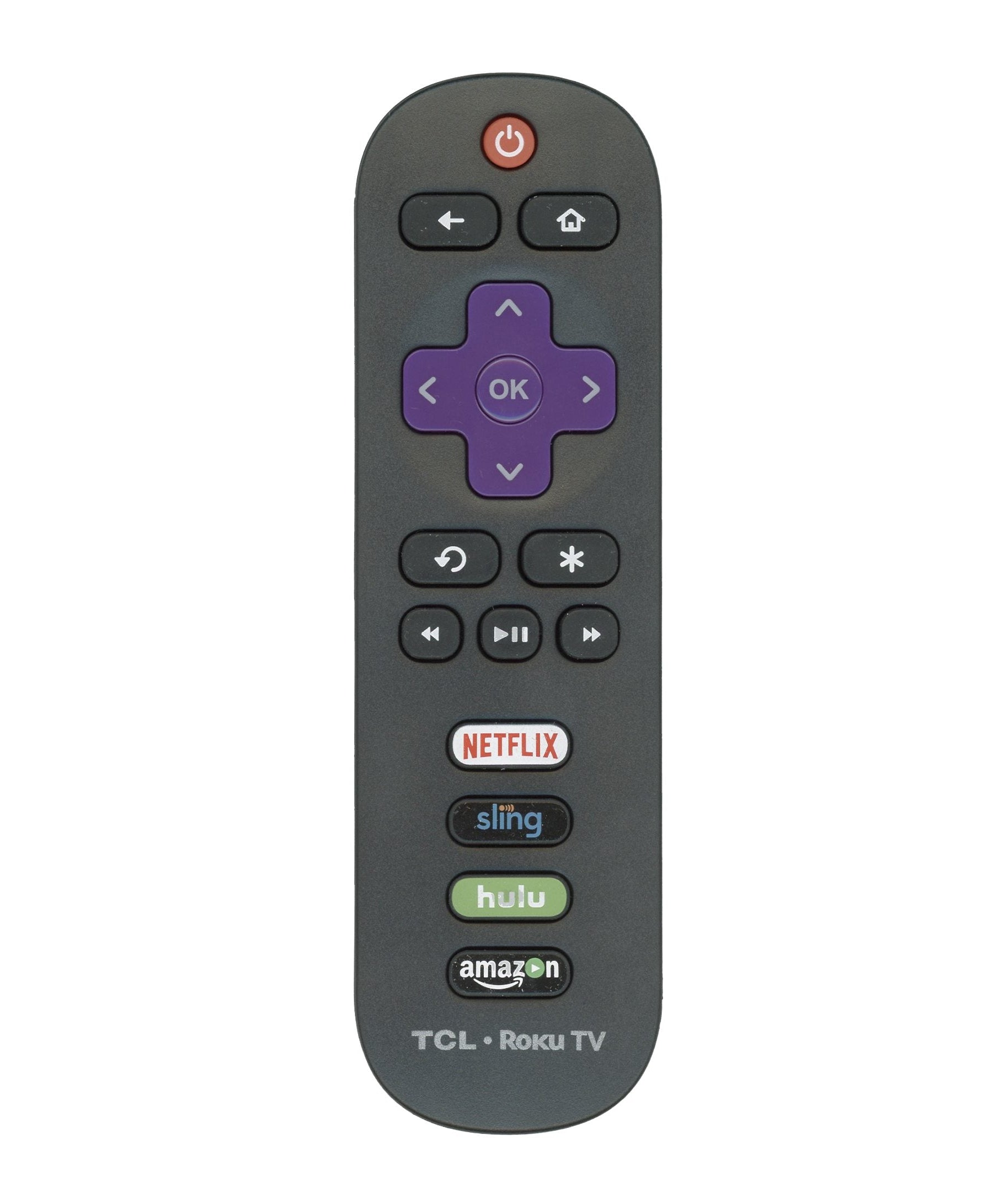TCL RC280J Roku TV Remote Control - 06-IRPT20-NRC280J