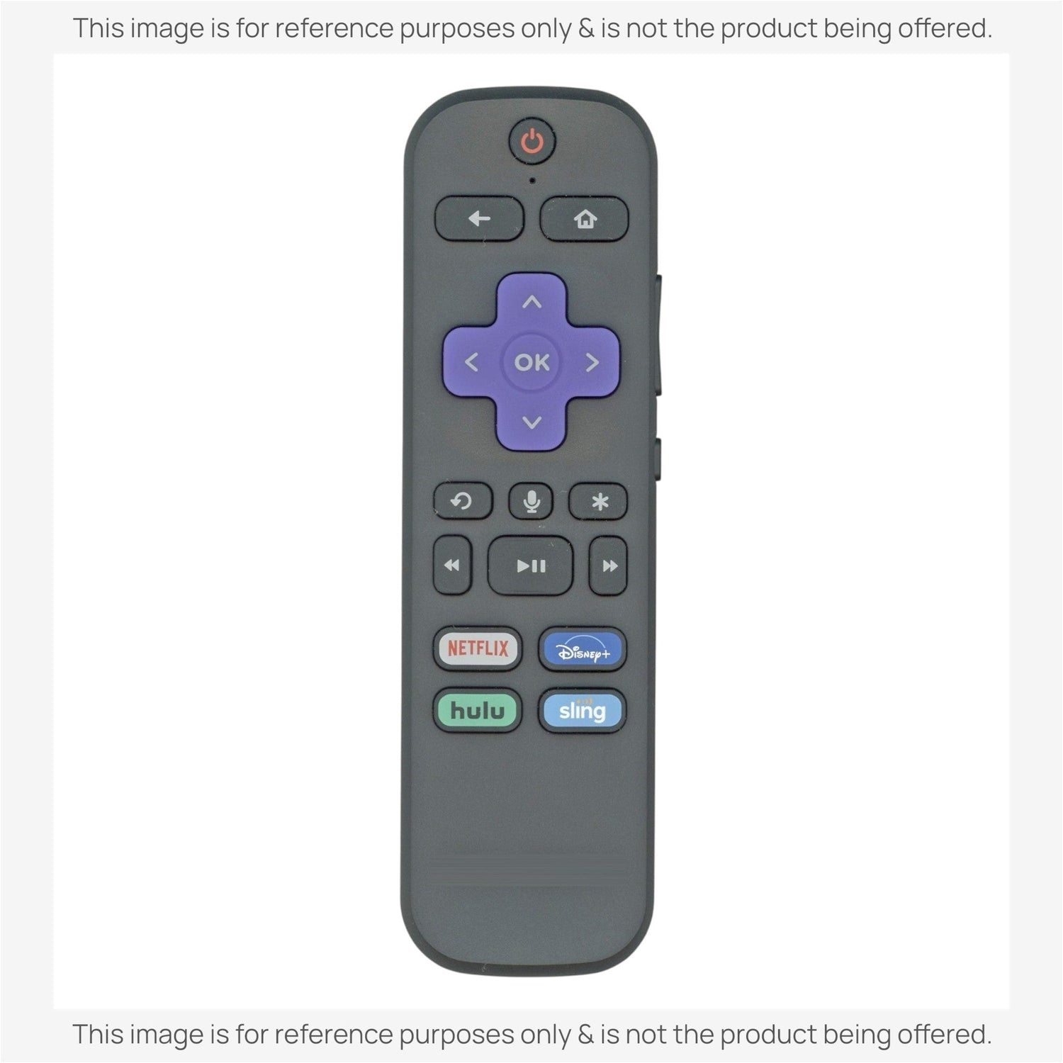 Substitute for Roku RC-AL8 Streaming Remote Control with Voice [RCGZ1]