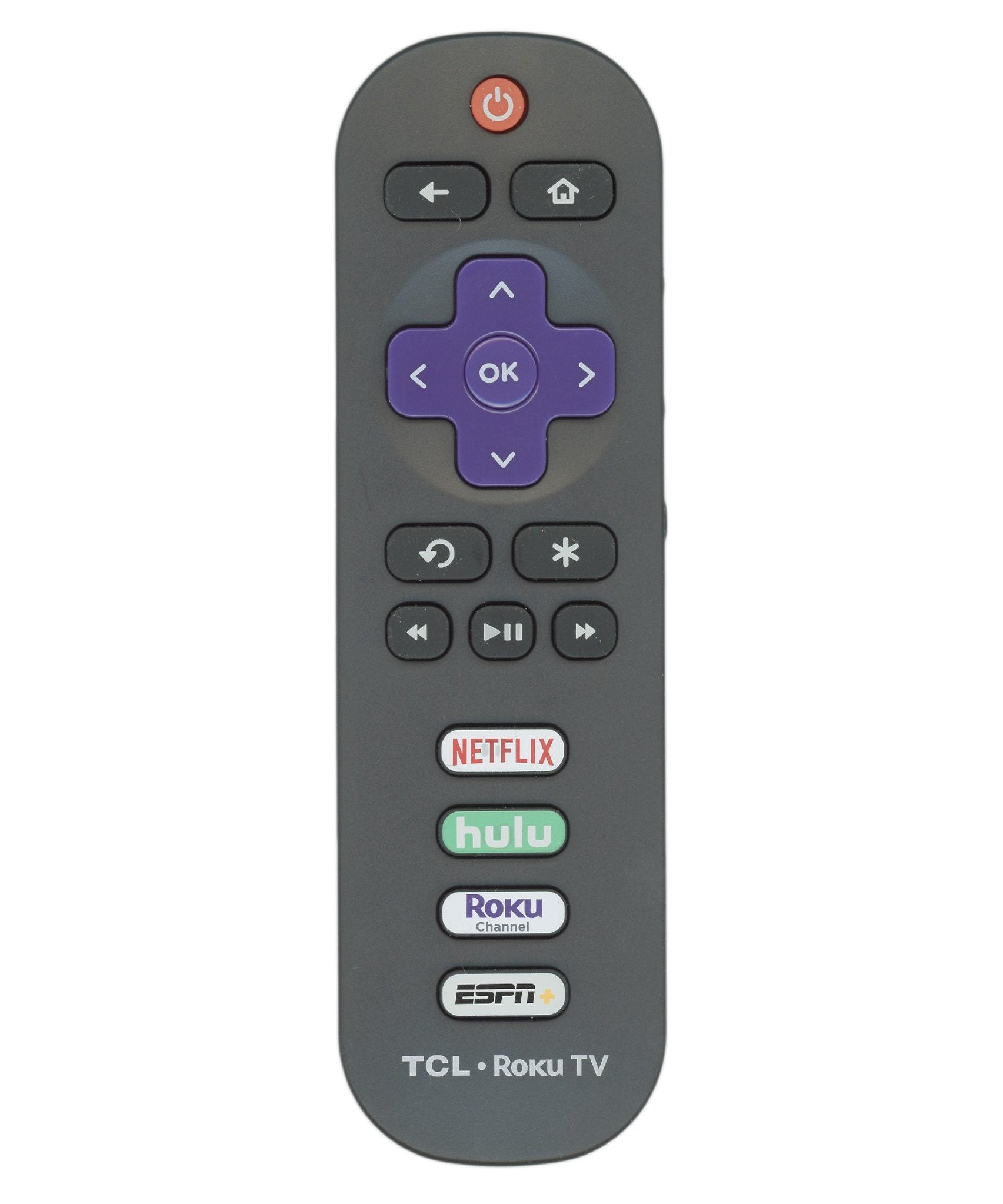 TCL RC280J Roku TV Remote Control - 06-IRPT20-RRC280J
