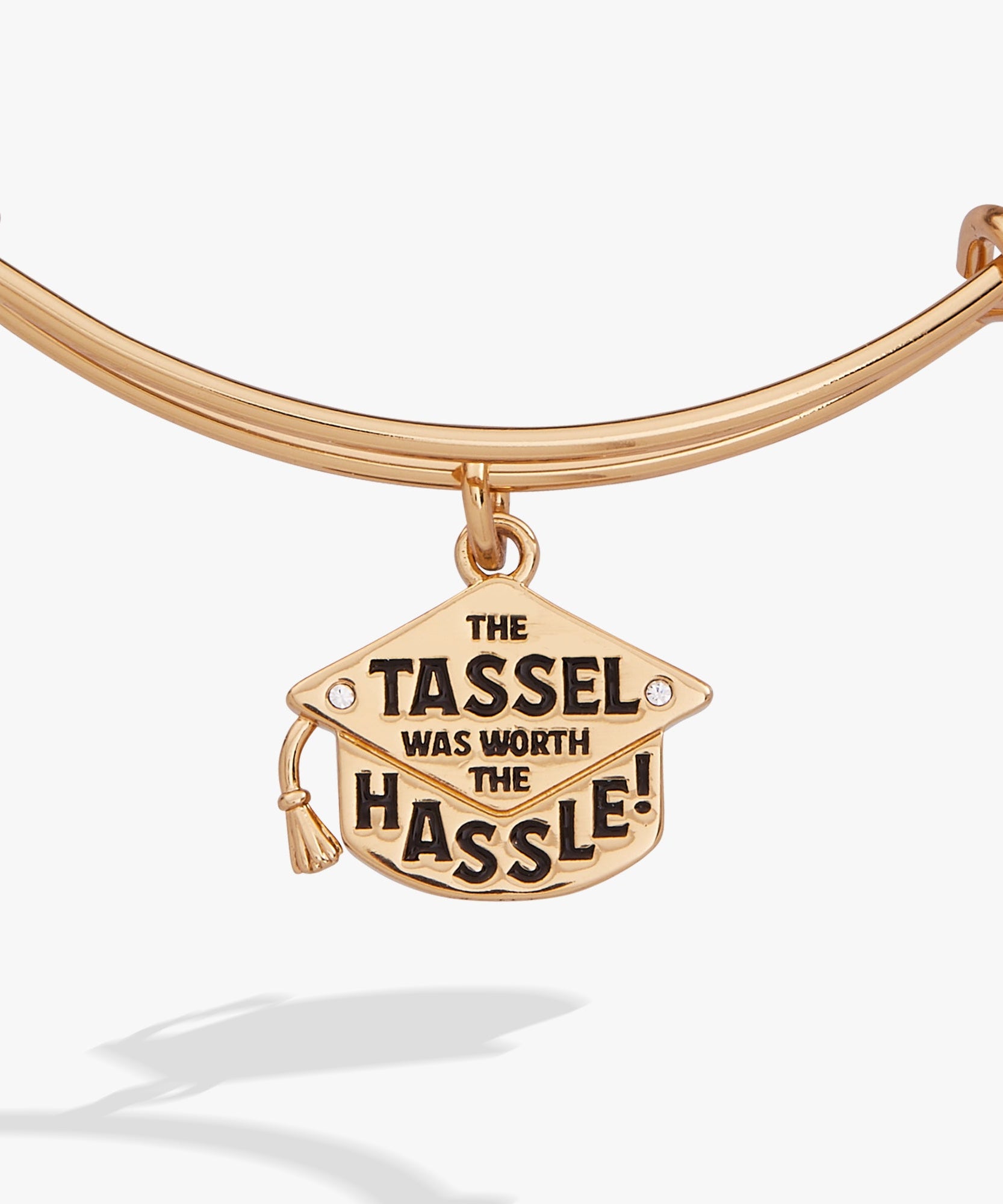 "The Tassel Was Worth The Hassle" Charm Bangle
