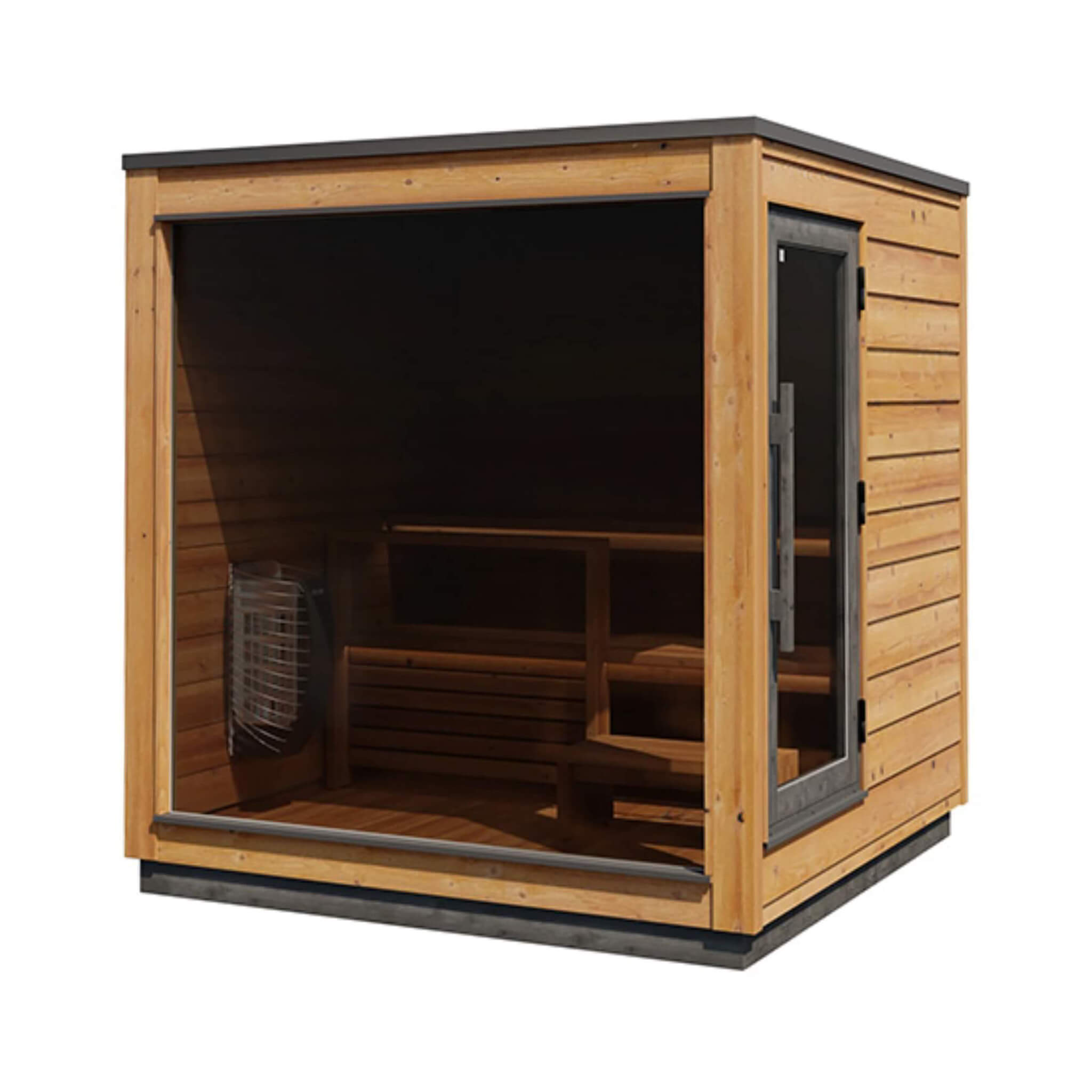 ThermaSol Nordic Dawn 4-Person Fully-Assembled Outdoor Sauna Cabin [Made-To-Order] [14-KIR-4555] (SAK82057)