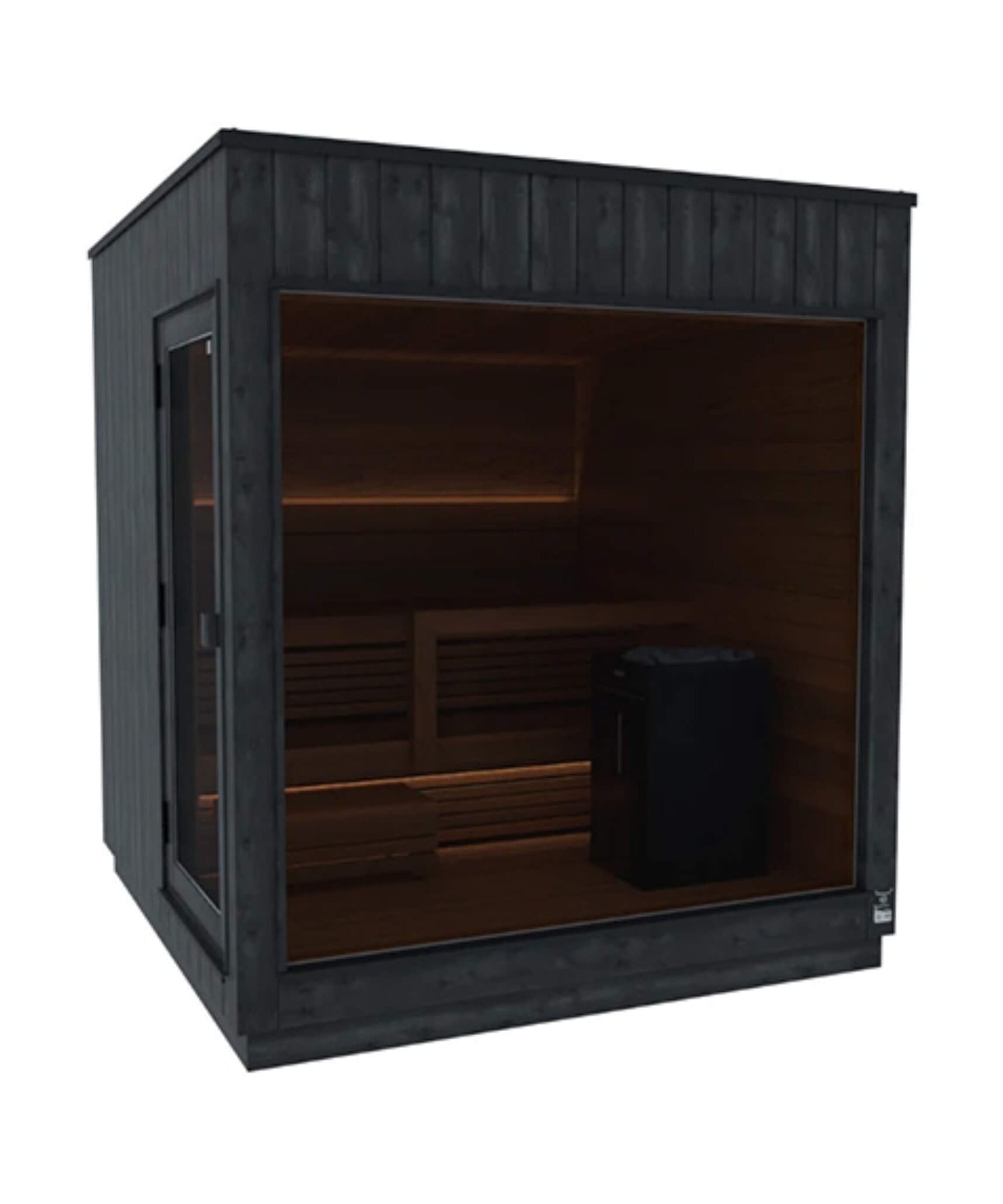 ThermaSol Nordic Misty 2-5 Person Fully-Assembled Outdoor Modular Sauna Cabin [Made-To-Order] [14-KIR] (SAK17365)