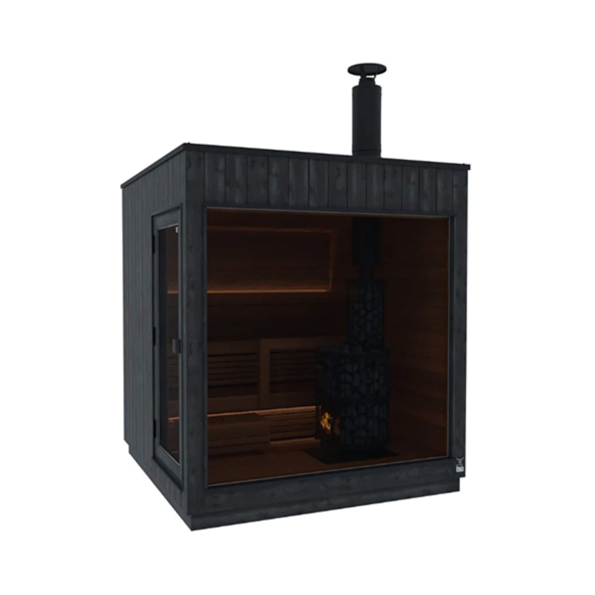 ThermaSol Nordic Misty 2-5 Person Fully-Assembled Outdoor Modular Sauna Cabin [Made-To-Order] [14-KIR] (SAK17365)