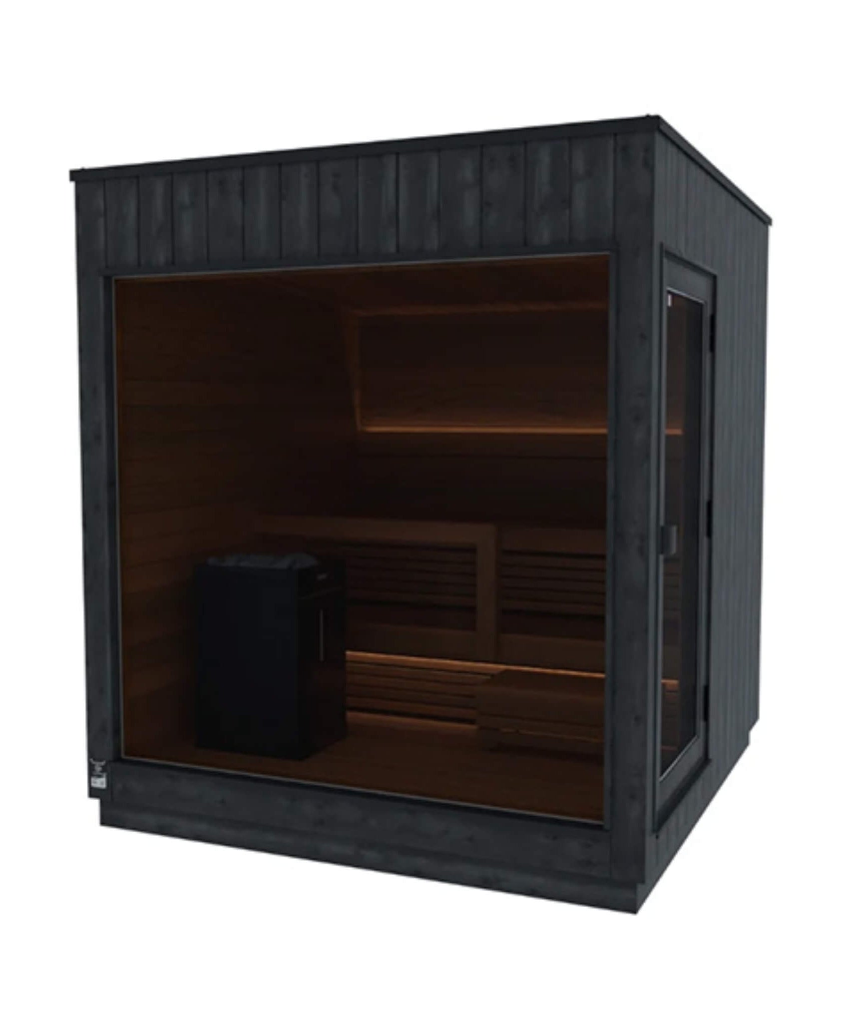 ThermaSol Nordic Misty 2-5 Person Fully-Assembled Outdoor Modular Sauna Cabin [Made-To-Order] [14-KIR] (SAK17365)