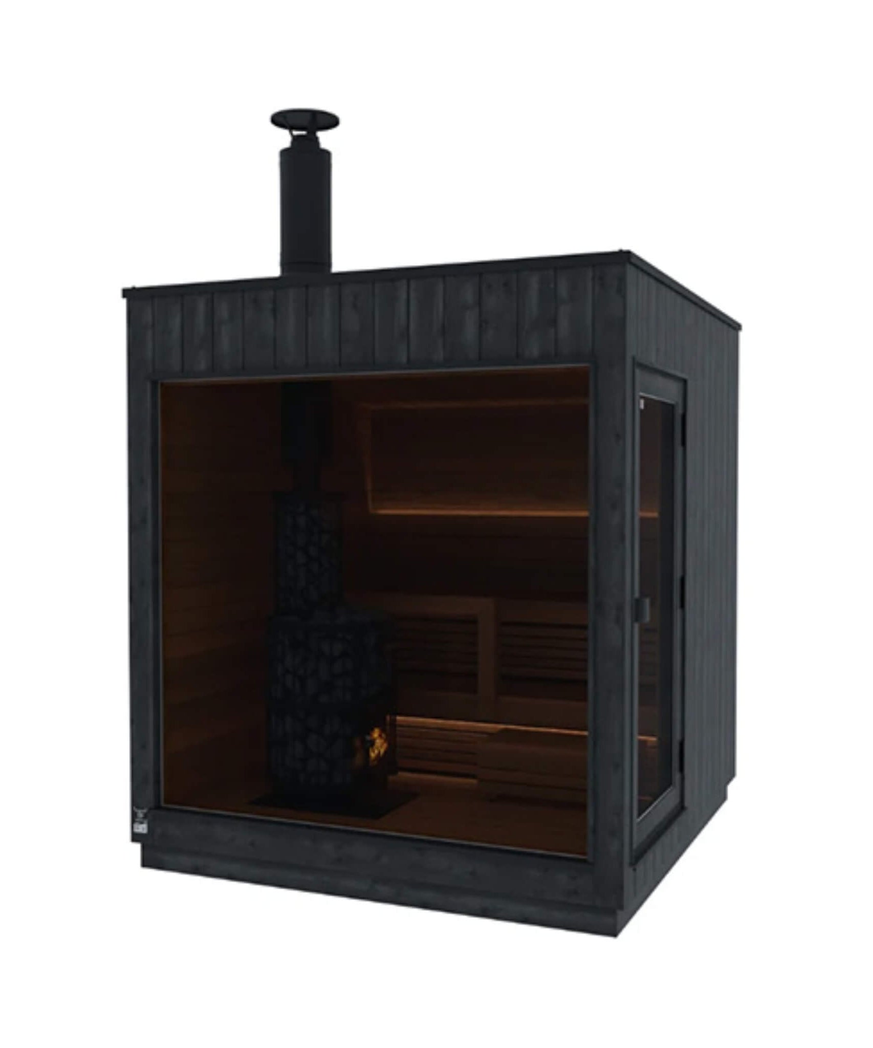 ThermaSol Nordic Misty 2-5 Person Fully-Assembled Outdoor Modular Sauna Cabin [Made-To-Order] [14-KIR] (SAK17365)