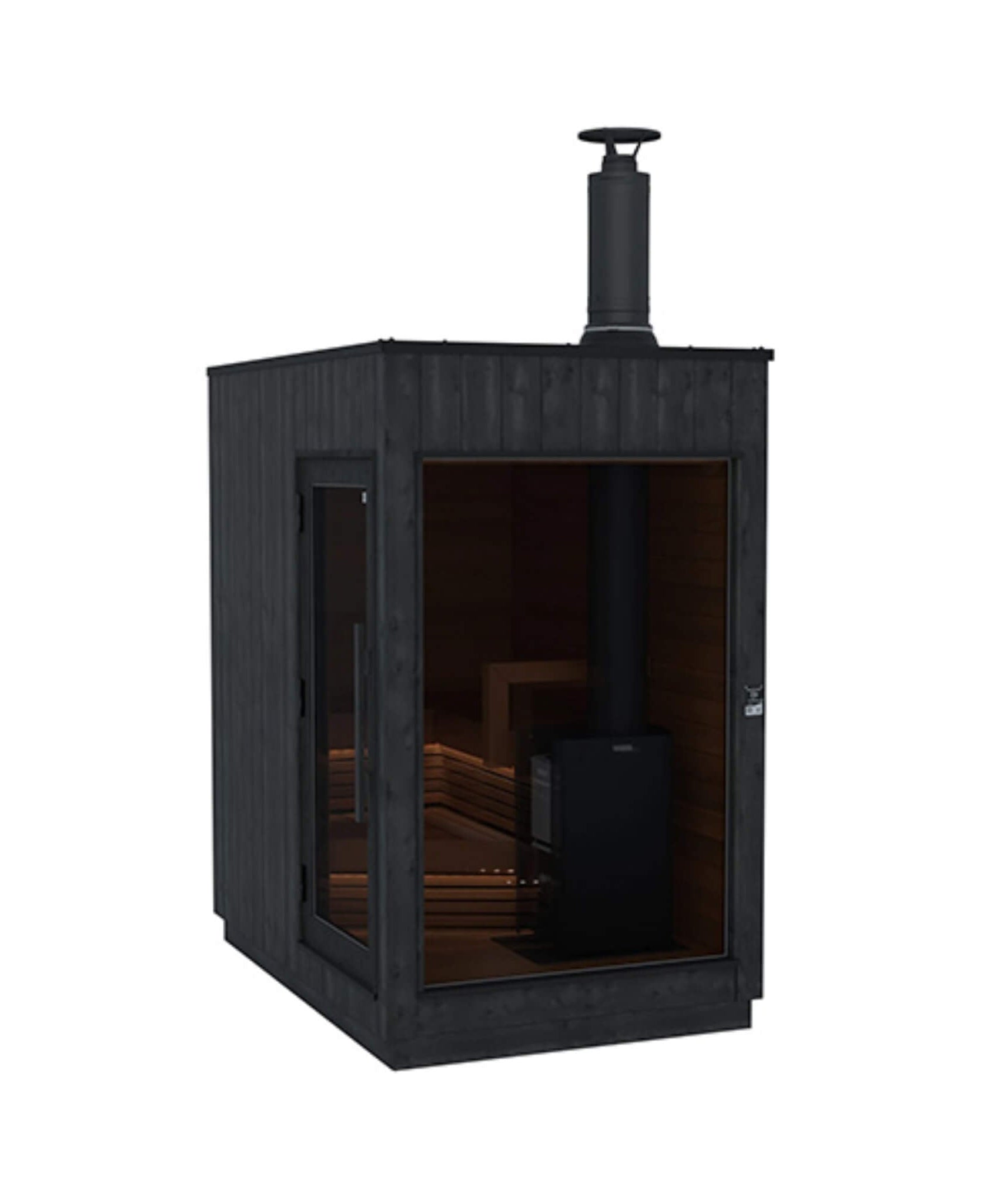 ThermaSol Nordic Misty 2-5 Person Fully-Assembled Outdoor Modular Sauna Cabin [Made-To-Order] [14-KIR] (SAK17365)