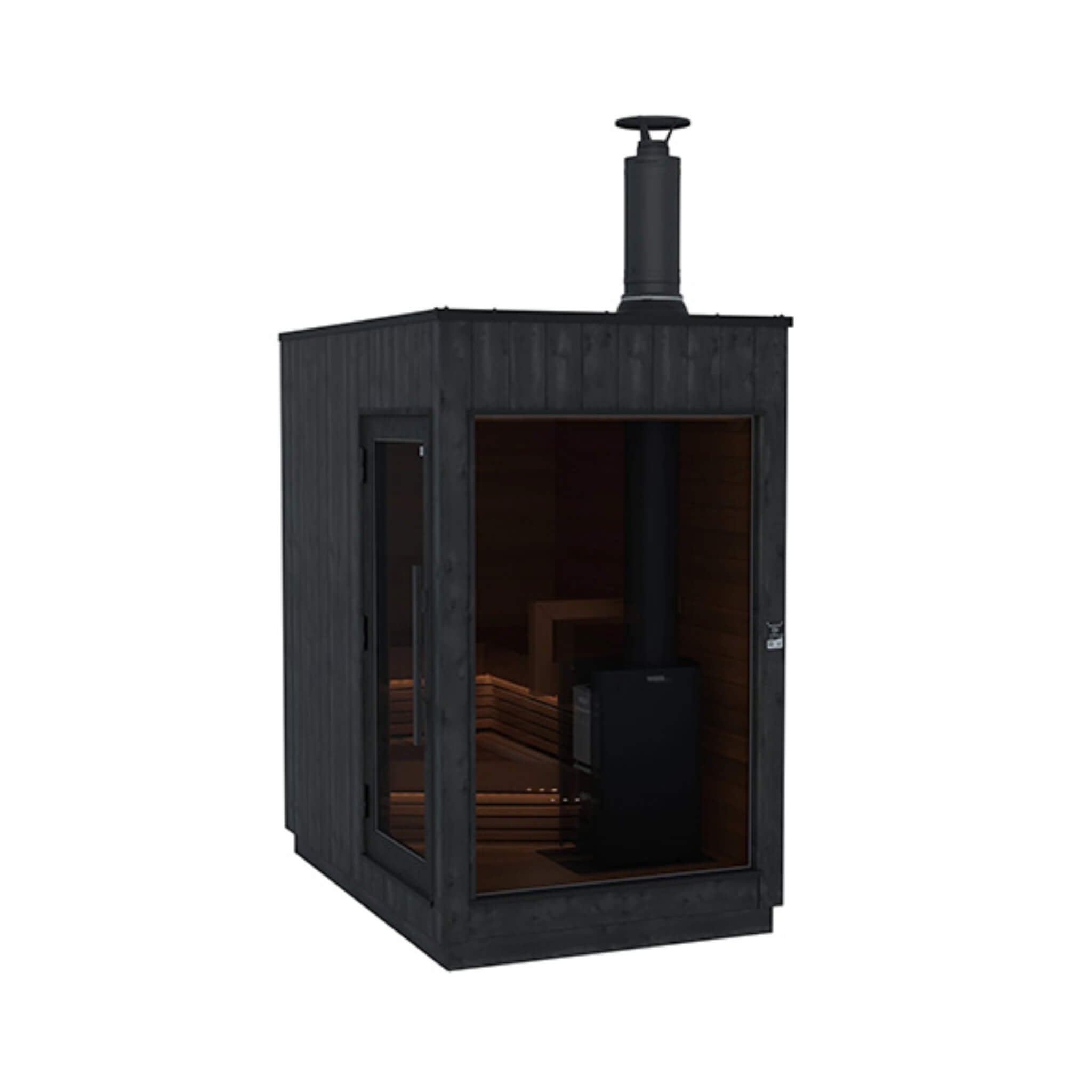 ThermaSol Nordic Misty 2-5 Person Fully-Assembled Outdoor Modular Sauna Cabin [Made-To-Order] [14-KIR] (SAK17365)