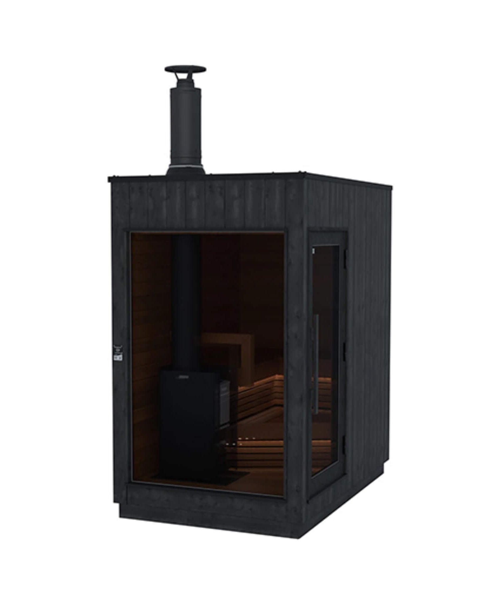 ThermaSol Nordic Misty 2-5 Person Fully-Assembled Outdoor Modular Sauna Cabin [Made-To-Order] [14-KIR] (SAK17365)