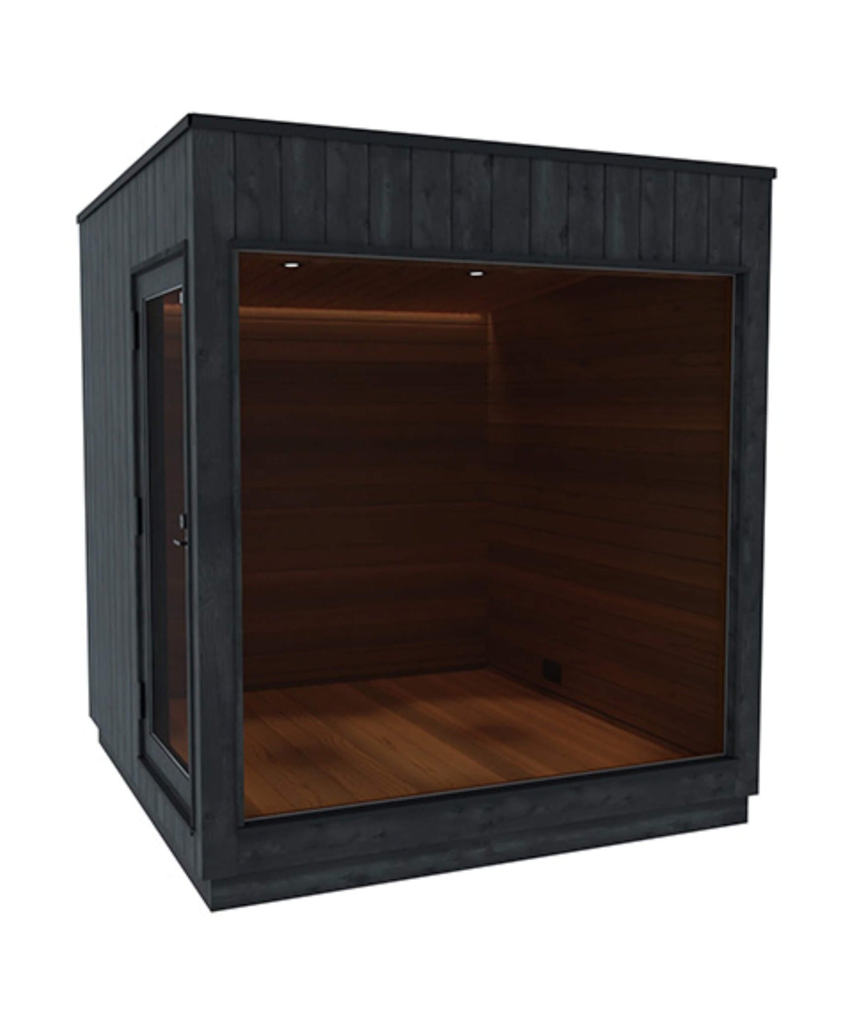 ThermaSol Nordic Misty Outdoor Lounge Medium Sauna Cabin (SAK57649)