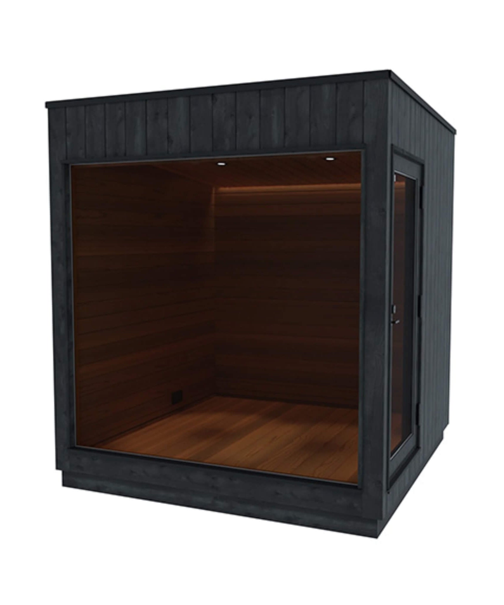ThermaSol Nordic Misty Outdoor Lounge Medium Sauna Cabin (SAK57649)
