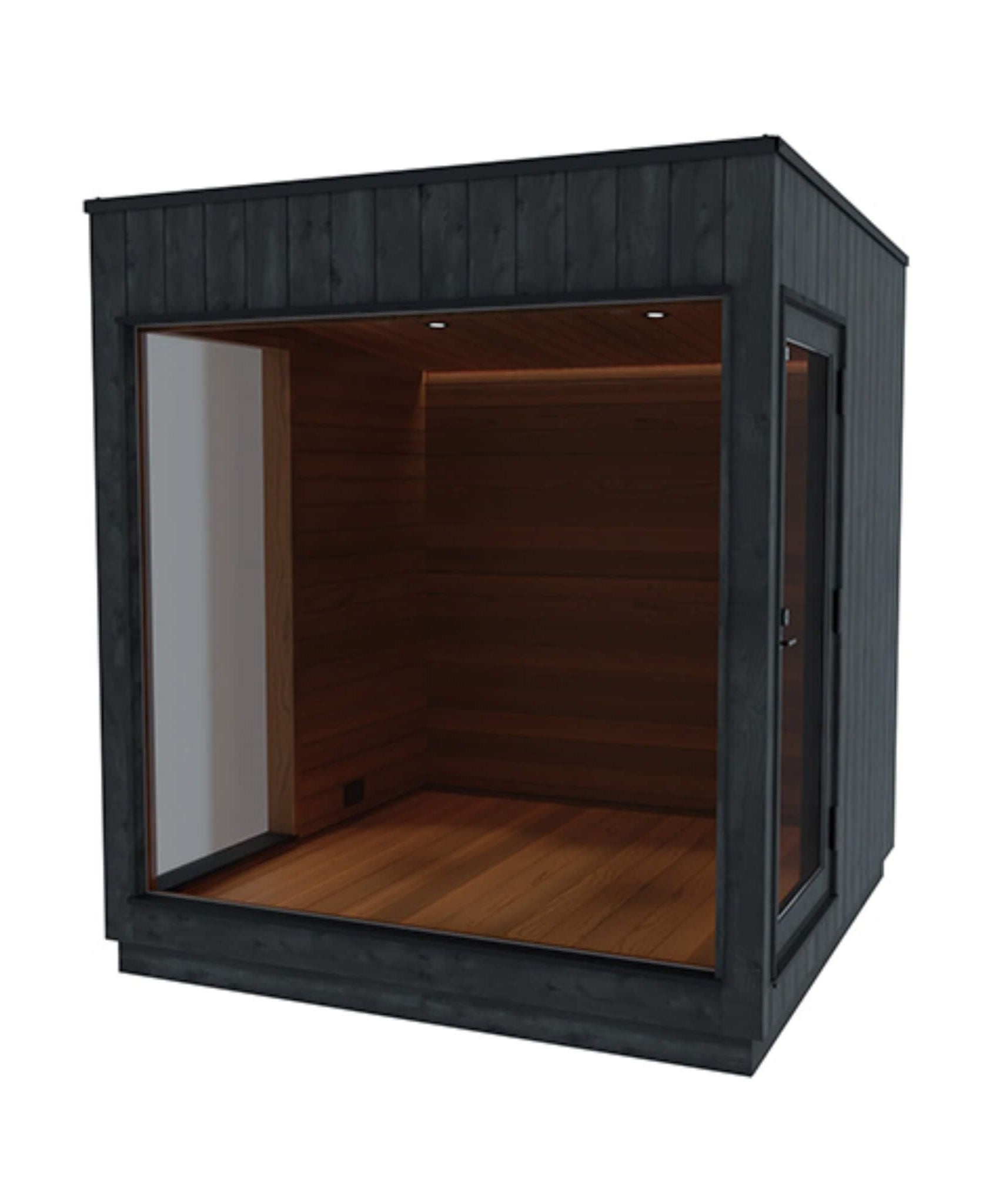 ThermaSol Nordic Misty Outdoor Lounge Medium Sauna Cabin (SAK57649)