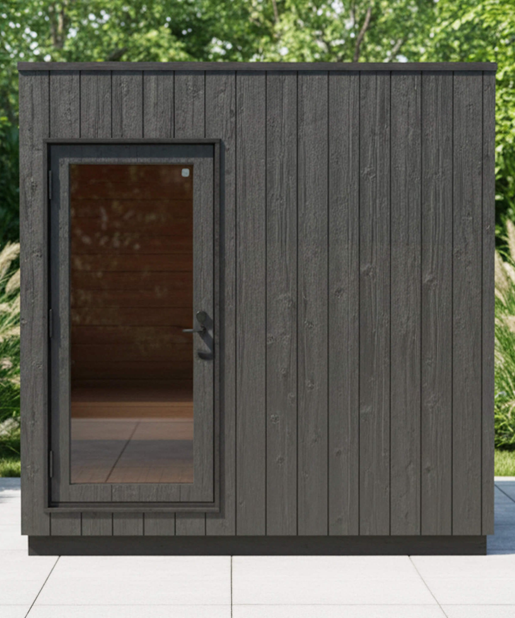 ThermaSol Nordic Misty Outdoor Changing Room With Single Entrance [Made-To-Order] [14-KIR-3755/56] (SAK12597)