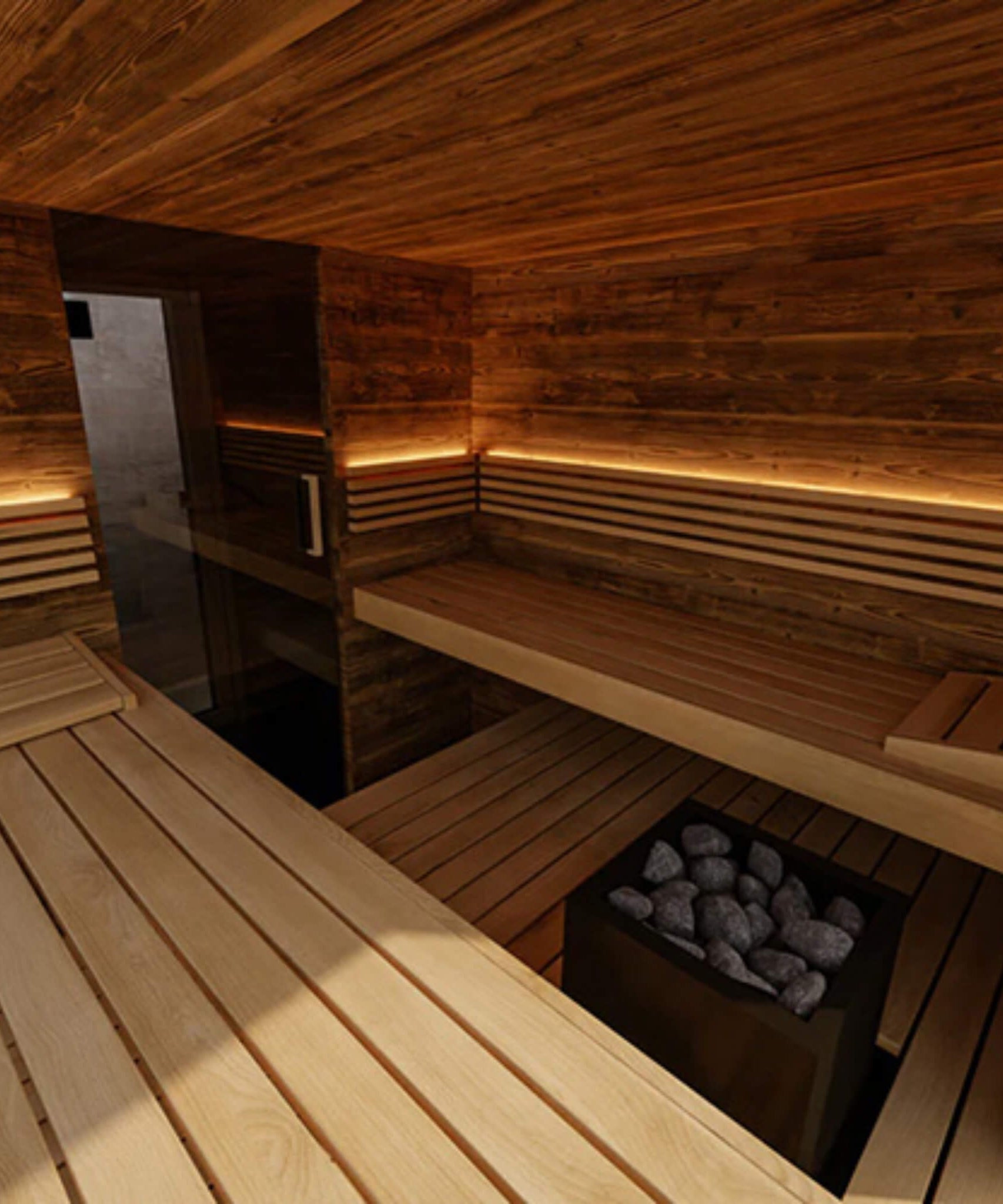 ThermaSol Ombra Fully-Assembled 5-Person Outdoor Sauna Cabin [Made-To-Order] [14-OMBRA] (SAK63017)