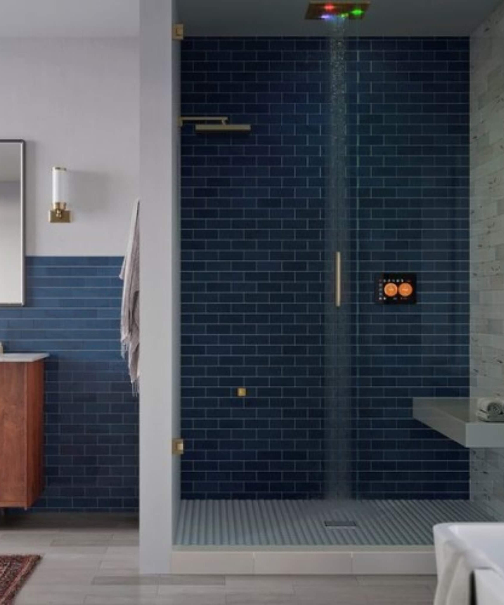 ThermaSol Serenity 10 Round Steam Shower Rainhead System With Light & Sound [SLSRRD] (SAK14982)