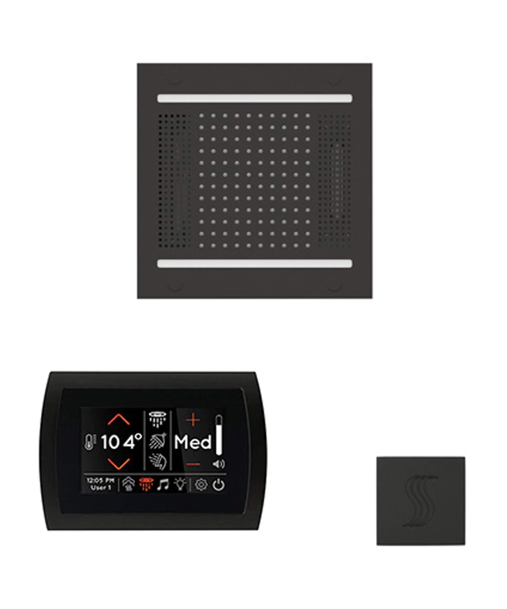 ThermaSol SignaTouch 5-Inch Display Steam Control Package With HydroVive Rainhead (SAK12821)