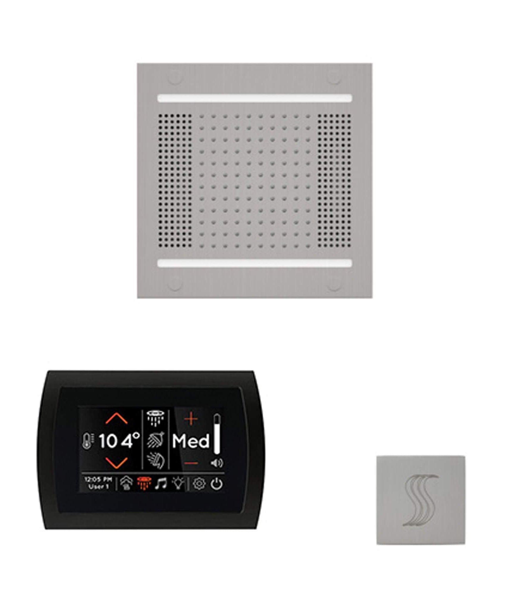 ThermaSol SignaTouch 5-Inch Display Steam Control Package With HydroVive Rainhead (SAK12821)