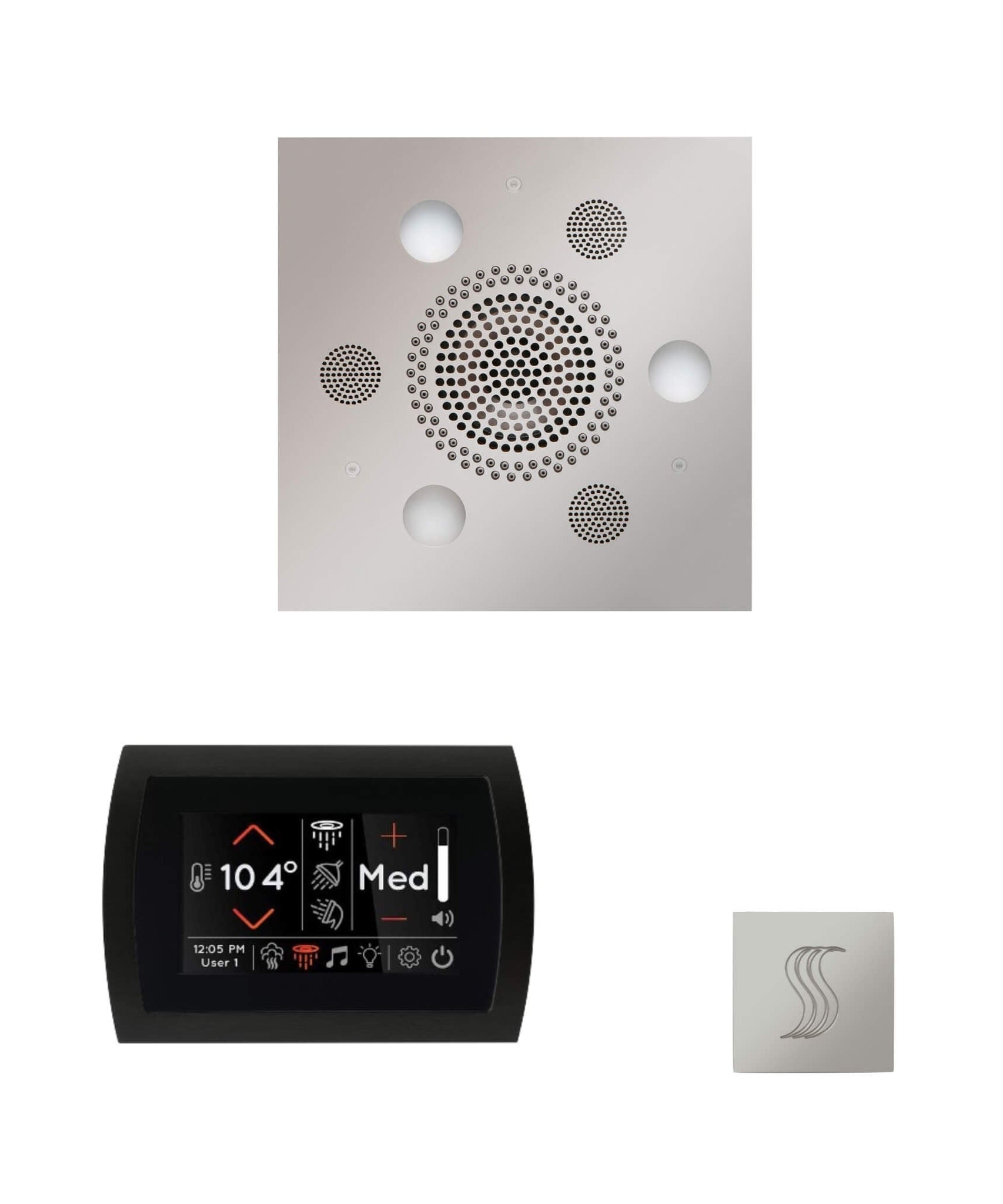 ThermaSol SignaTouch 5-Inch Recessed Steam Control Package With Serenity System [WSTPSS] (SAK35159)