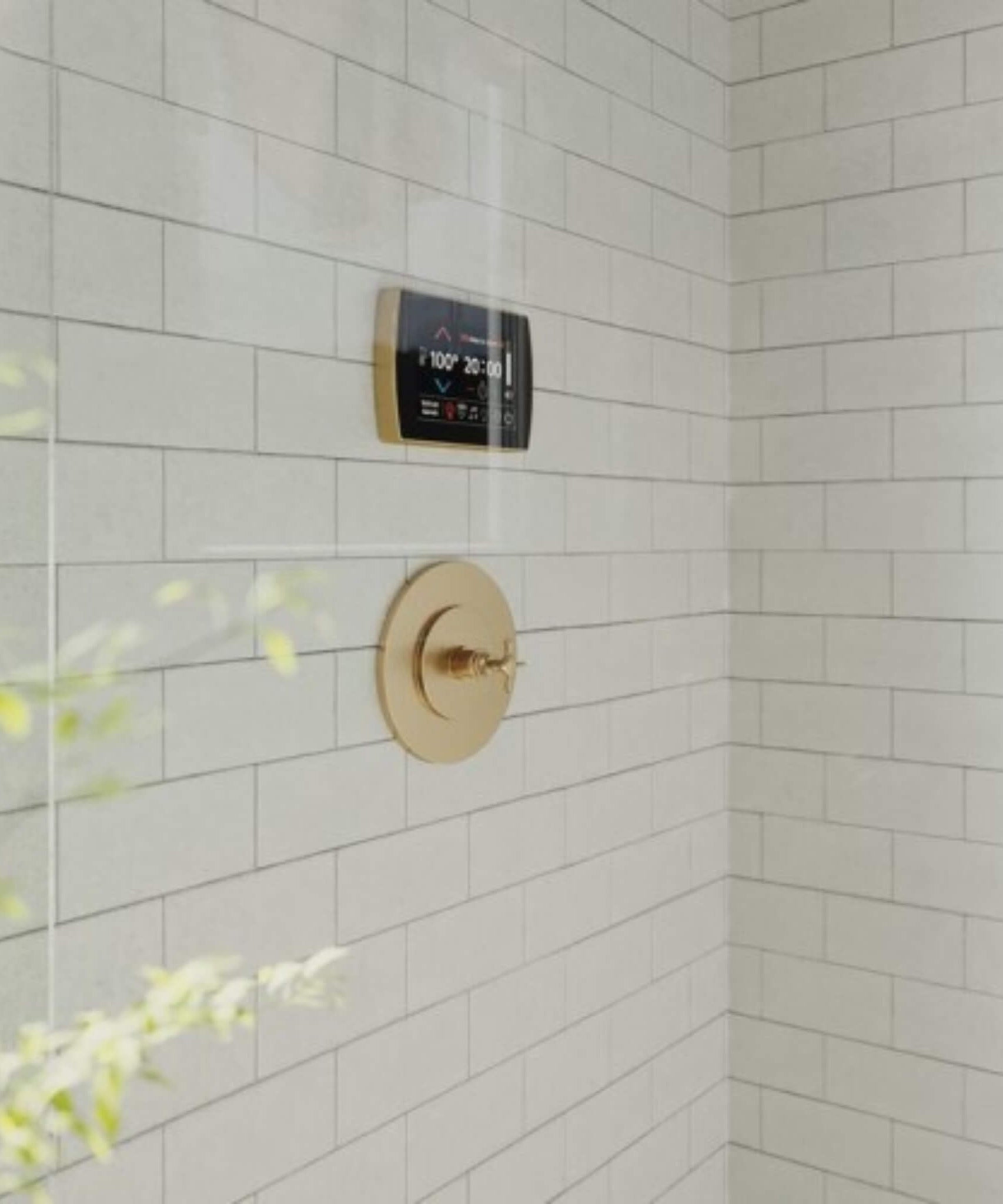 ThermaSol SignaTouch Flushmount 5-Inch Digital Shower Steam Control Package With Serenity 10 [TWPSR] (SAK84375)