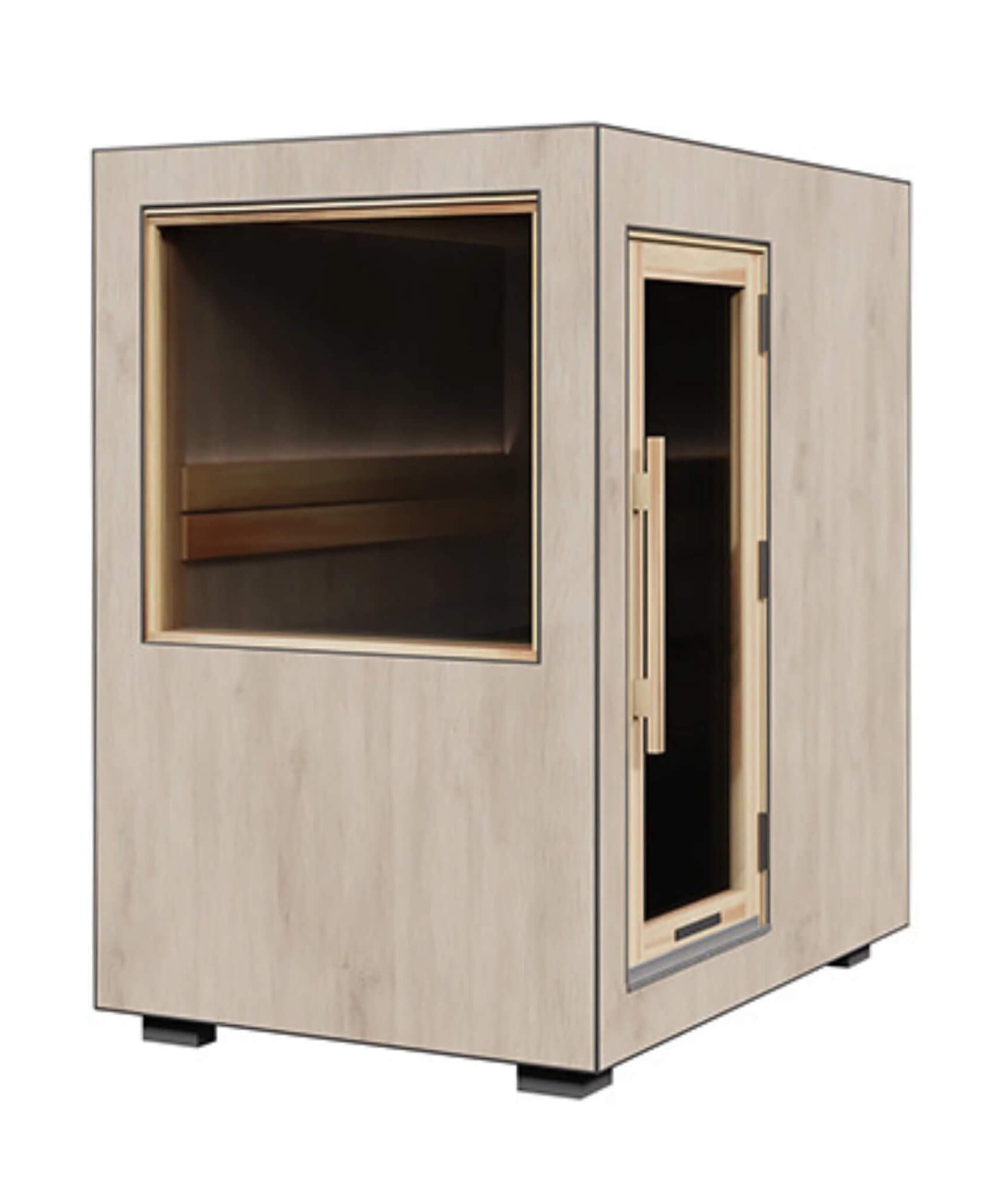 ThermaSol Solaris Fully-Assembled Outdoor Sauna Cabin [Made-To-Order] [14-KIR-4560/61] (SAK27532)