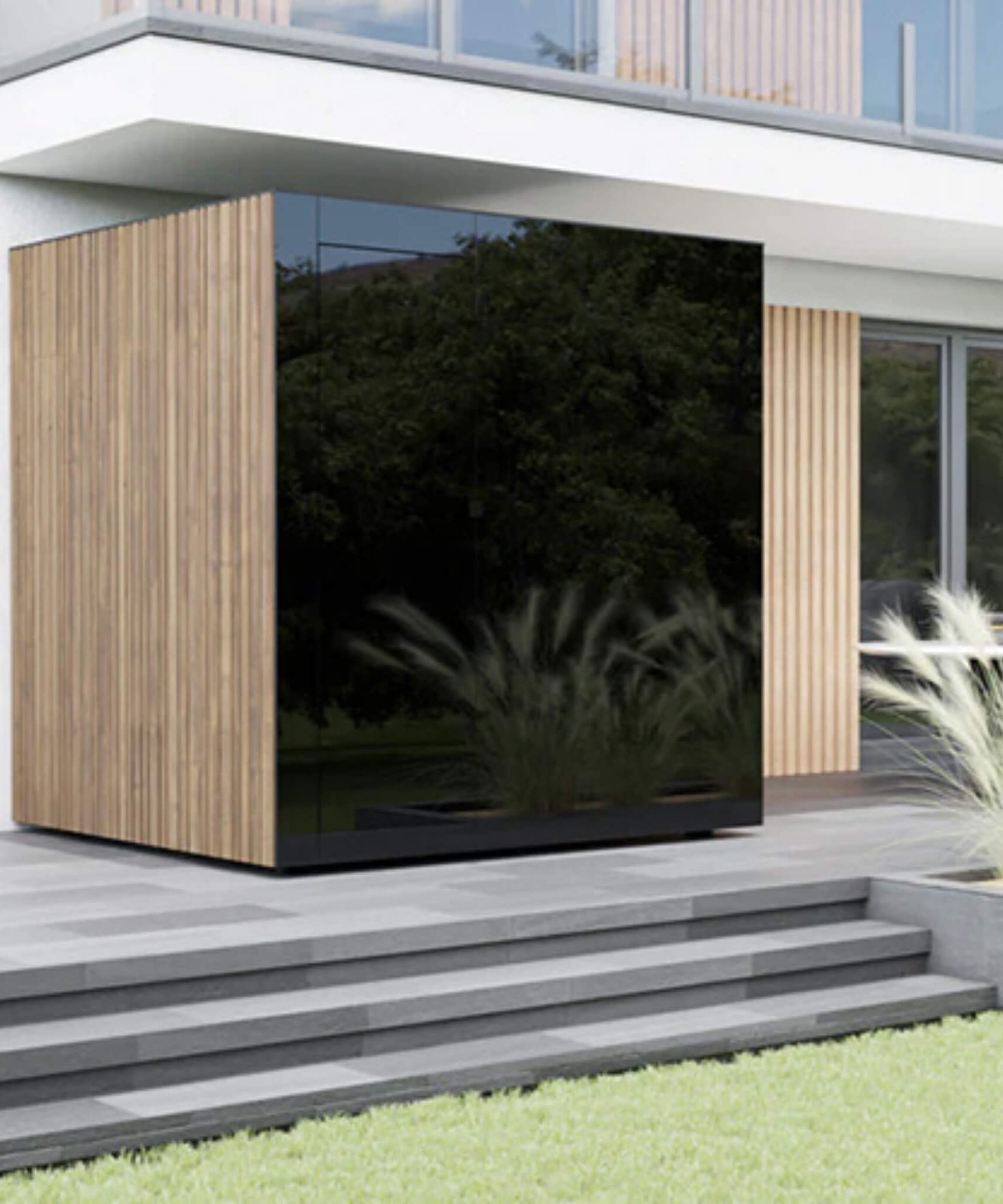 ThermaSol Spectra 4-Person Fully-Assembled Outdoor Sauna Cabin [Made-To-Order] [14-SPECTRA] (SAK46921)