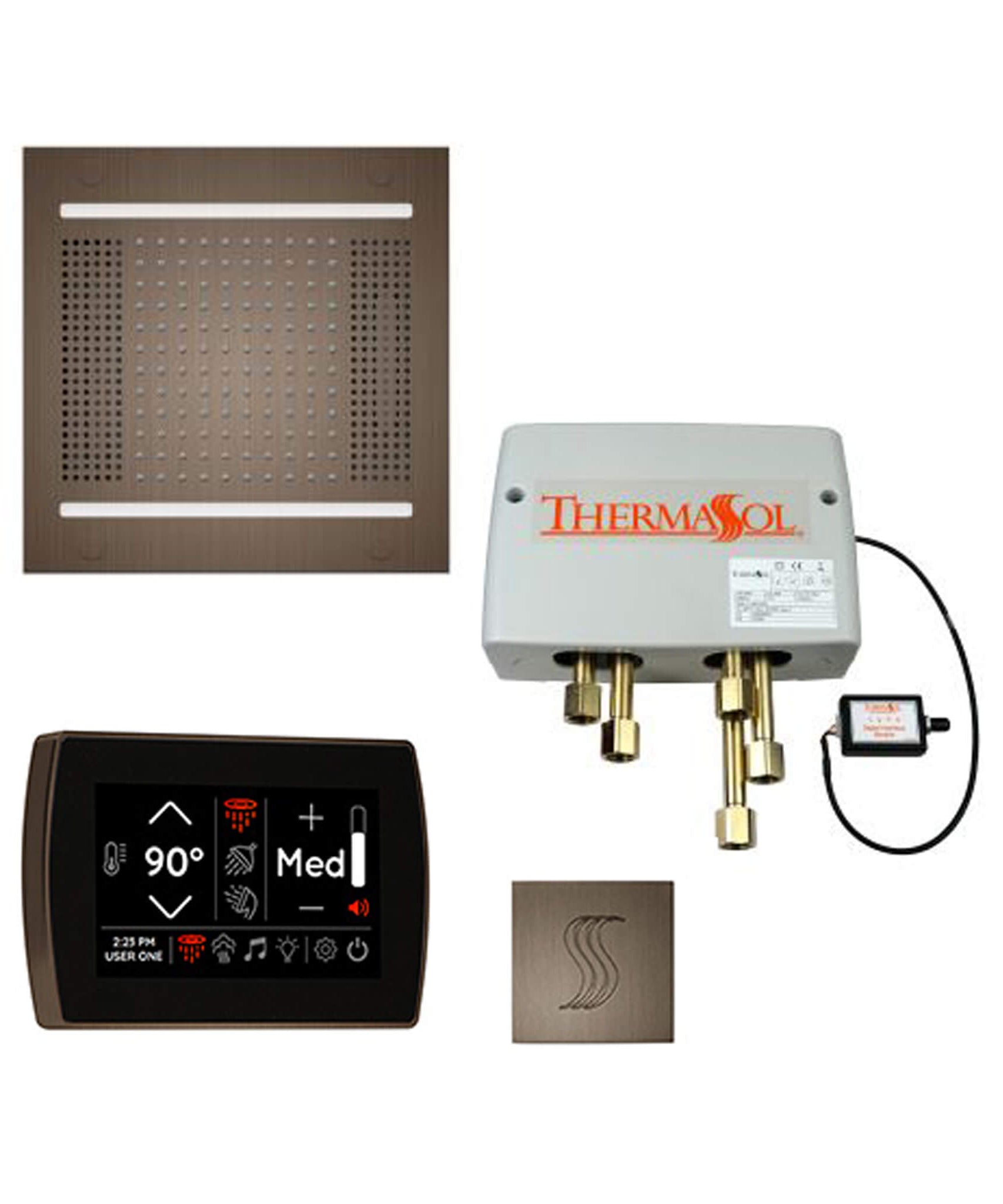 ThermaSol STC & HydroVive Total Wellness Package With Digital Shower Valve [TWPH] (SAK43412)
