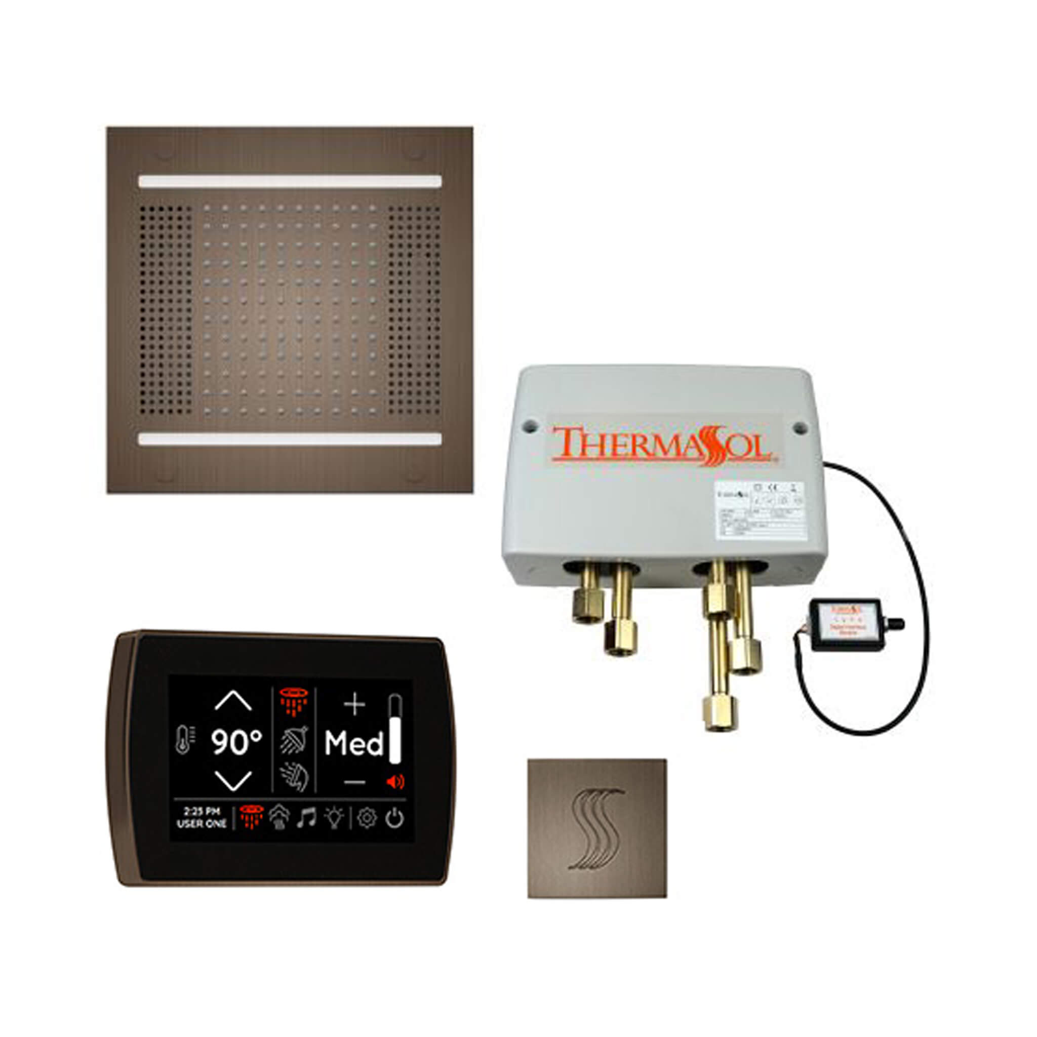ThermaSol STC & HydroVive Total Wellness Package With Digital Shower Valve [TWPH] (SAK43412)
