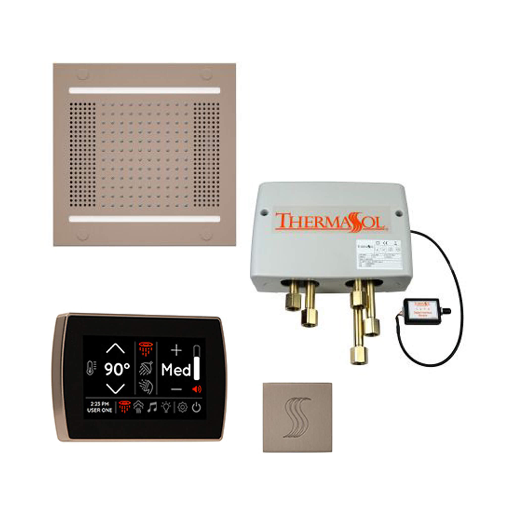 ThermaSol STC & HydroVive Total Wellness Package With Digital Shower Valve [TWPH] (SAK43412)