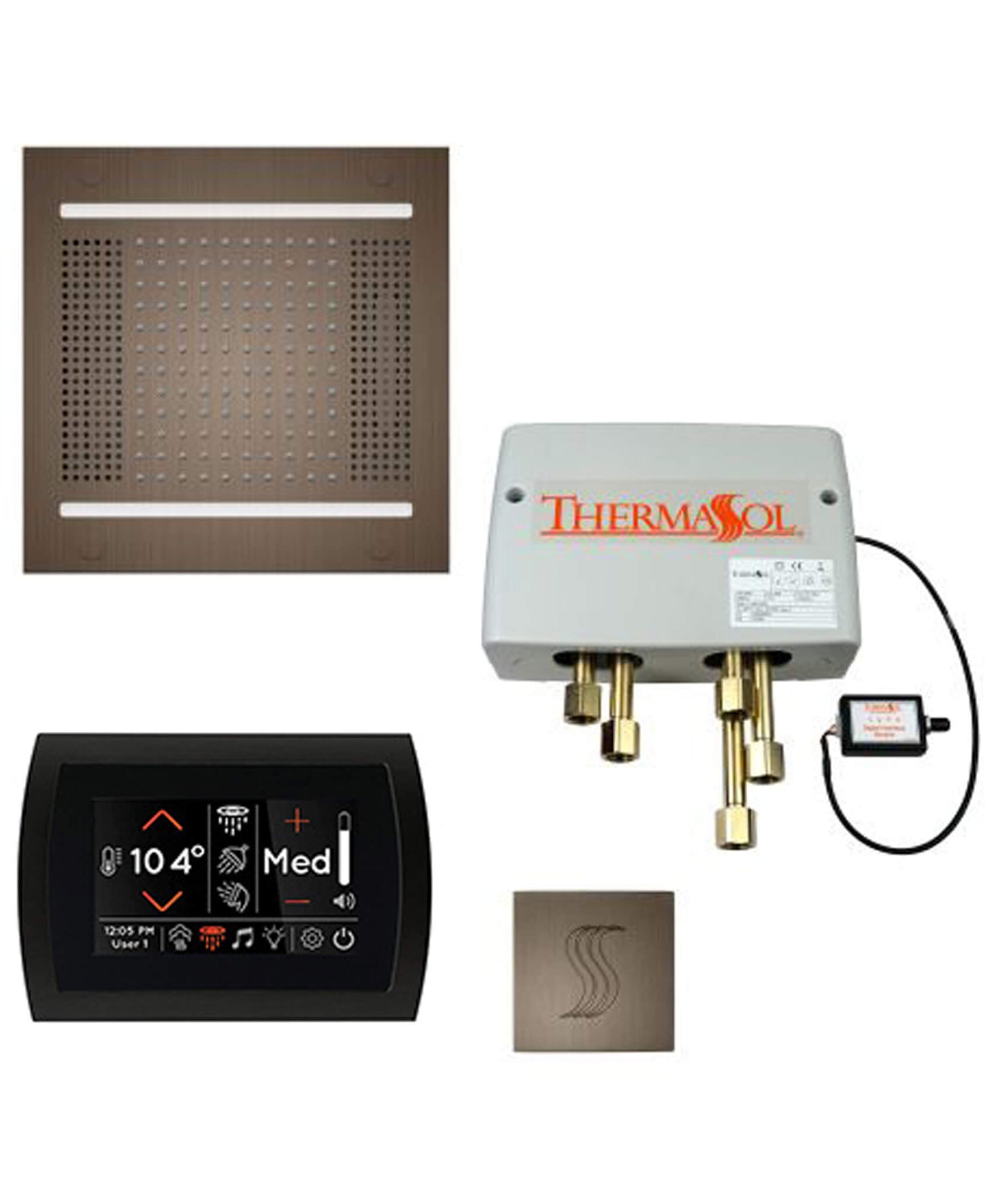 ThermaSol STC & HydroVive Total Wellness Package With Digital Shower Valve [TWPH] (SAK43412)