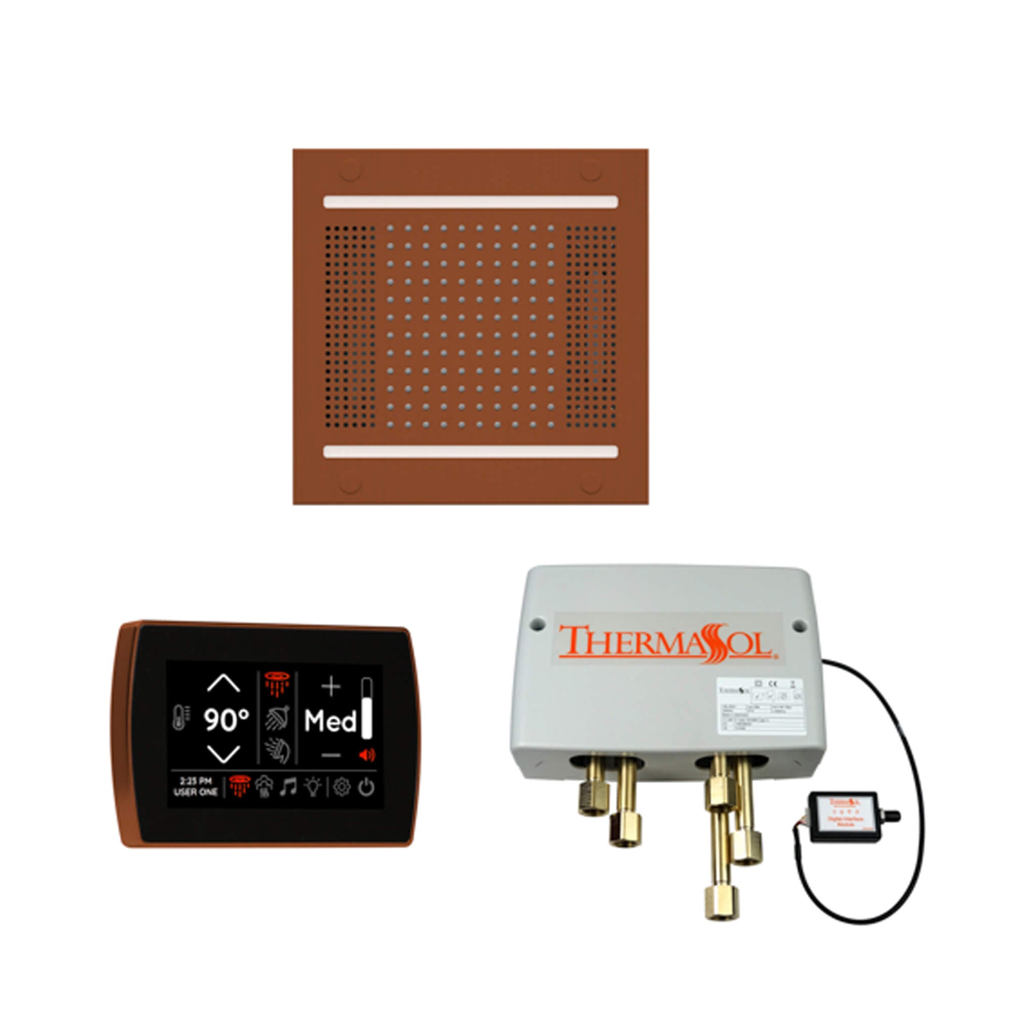 ThermaSol STC & HydroVive Wellness Shower Package With Digital Shower Valve (SAK40716)