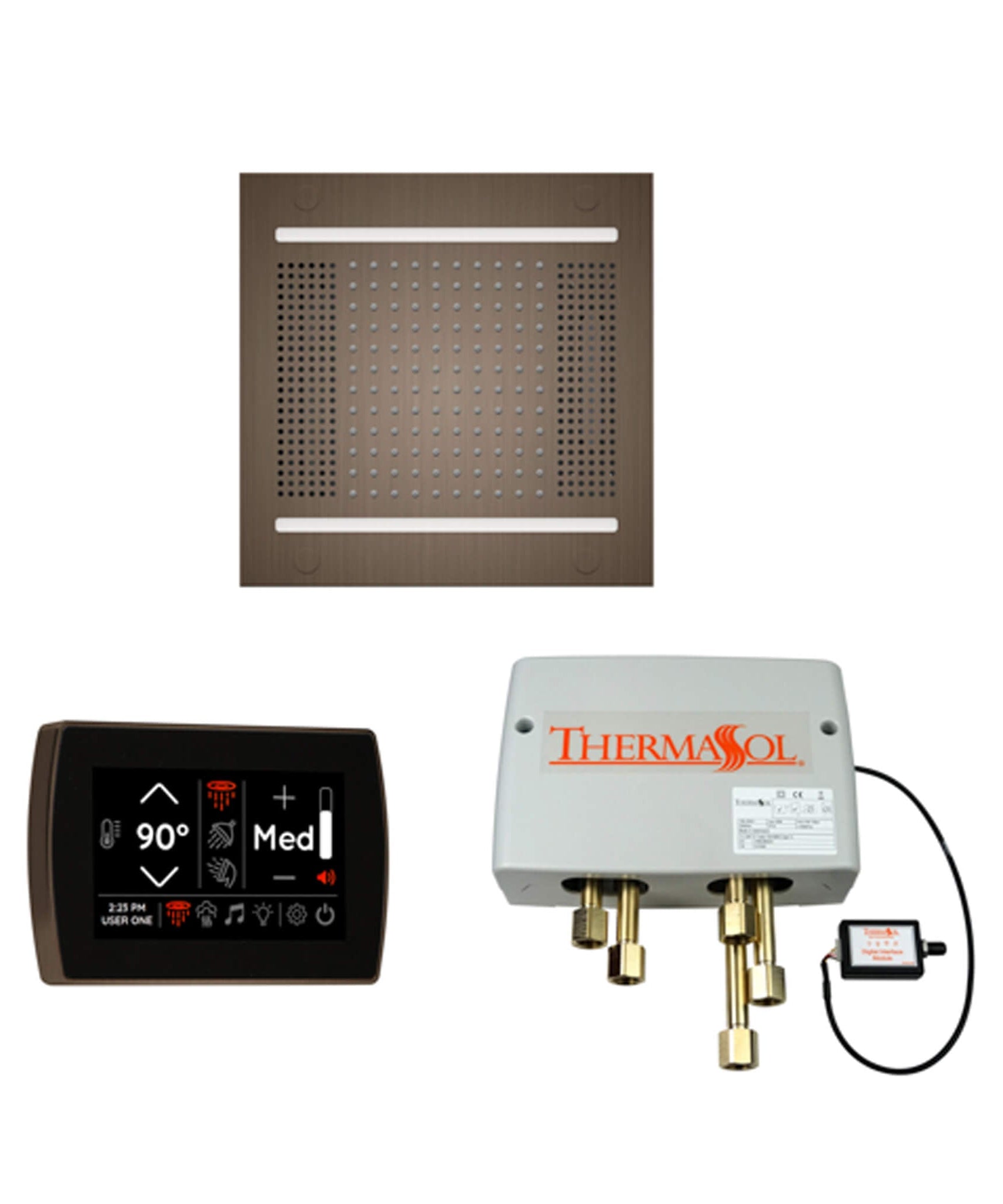 ThermaSol STC & HydroVive Wellness Shower Package With Digital Shower Valve (SAK40716)