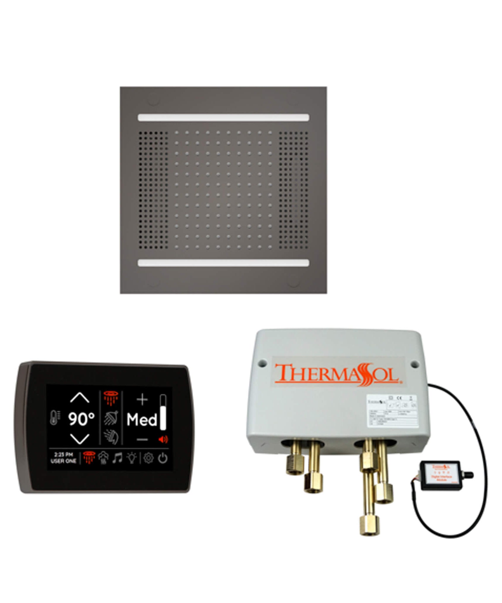 ThermaSol STC & HydroVive Wellness Shower Package With Digital Shower Valve (SAK40716)