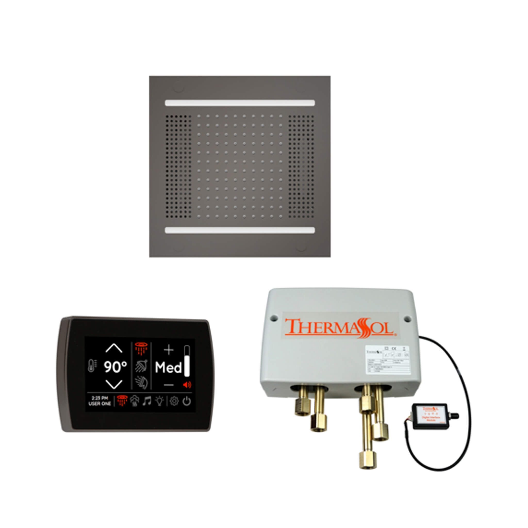 ThermaSol STC & HydroVive Wellness Shower Package With Digital Shower Valve (SAK40716)