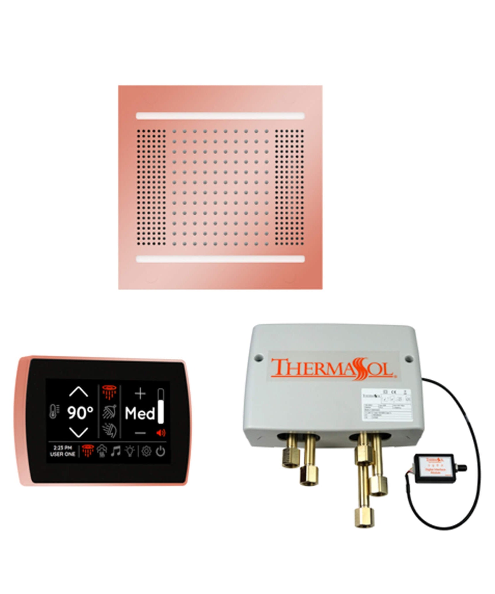 ThermaSol STC & HydroVive Wellness Shower Package With Digital Shower Valve (SAK40716)